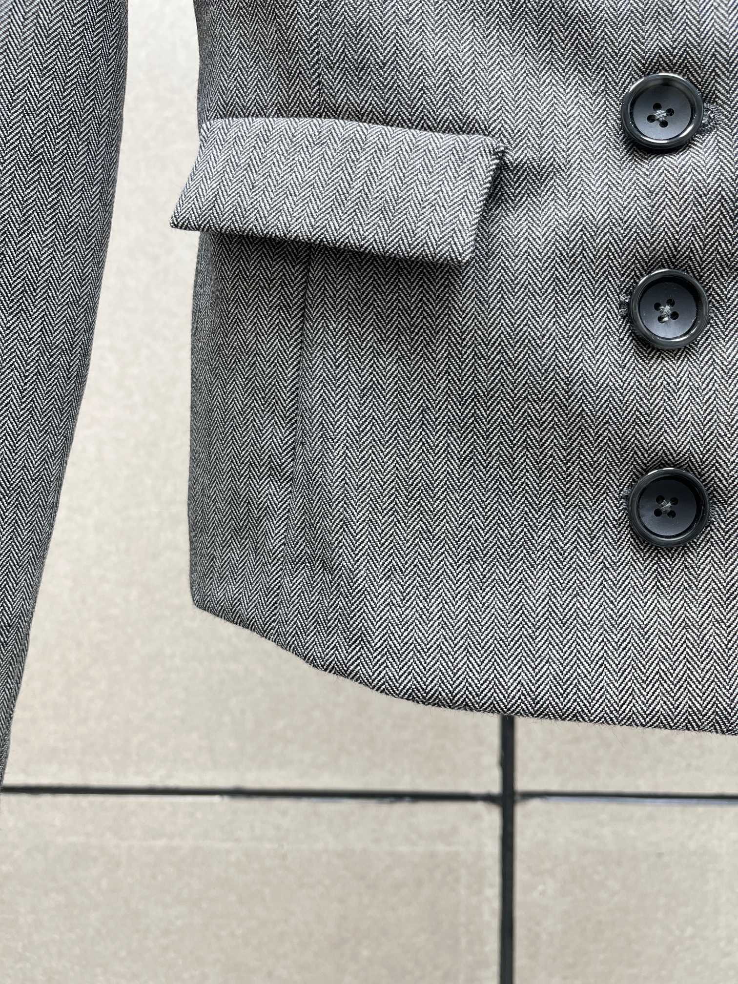 ❤️人字纹修身小西装！羊毛 SML