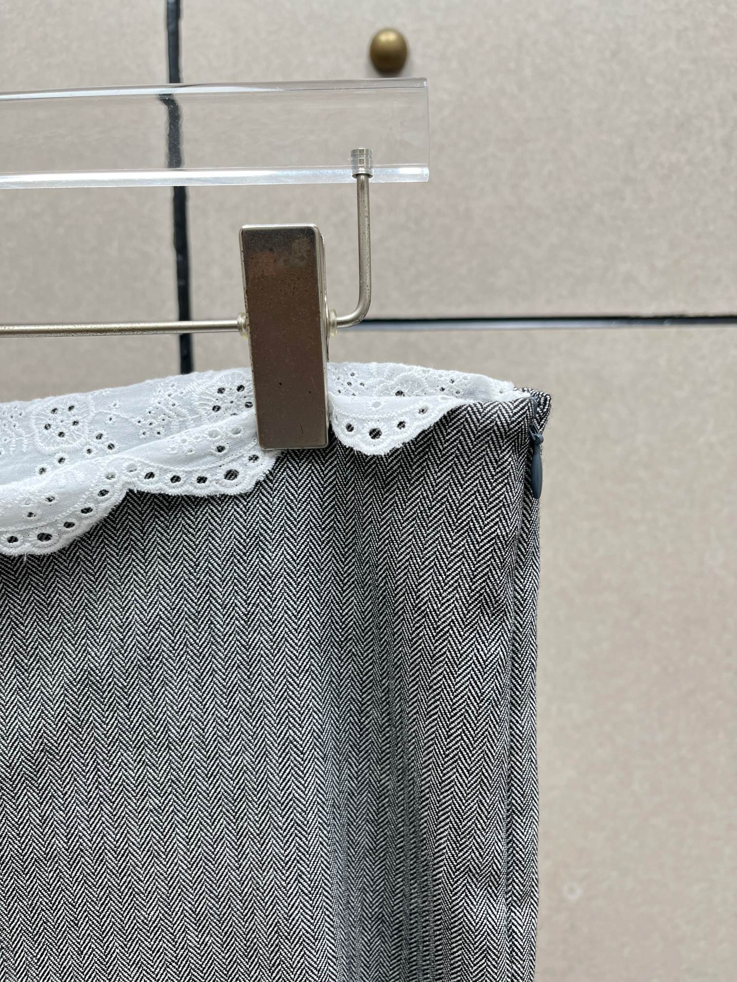 ❤️腰部花边长裤！羊毛 SML