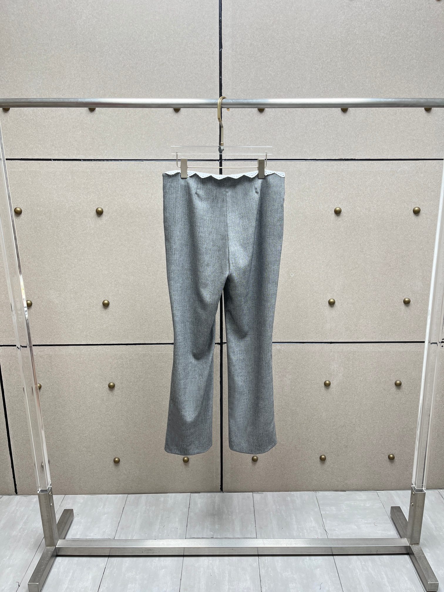 ❤️腰部花边长裤！羊毛 SML