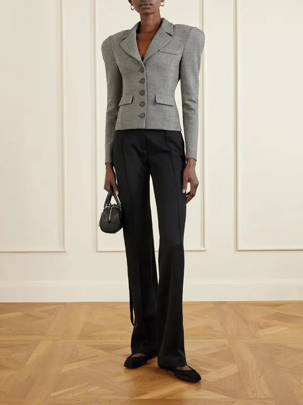 NO:739265,Herringbone pattern slim fit suit!  Wool SML,,business suit,19860909人字纹纹修身小西装！羊毛 SML,,business suit,,Women's clothing