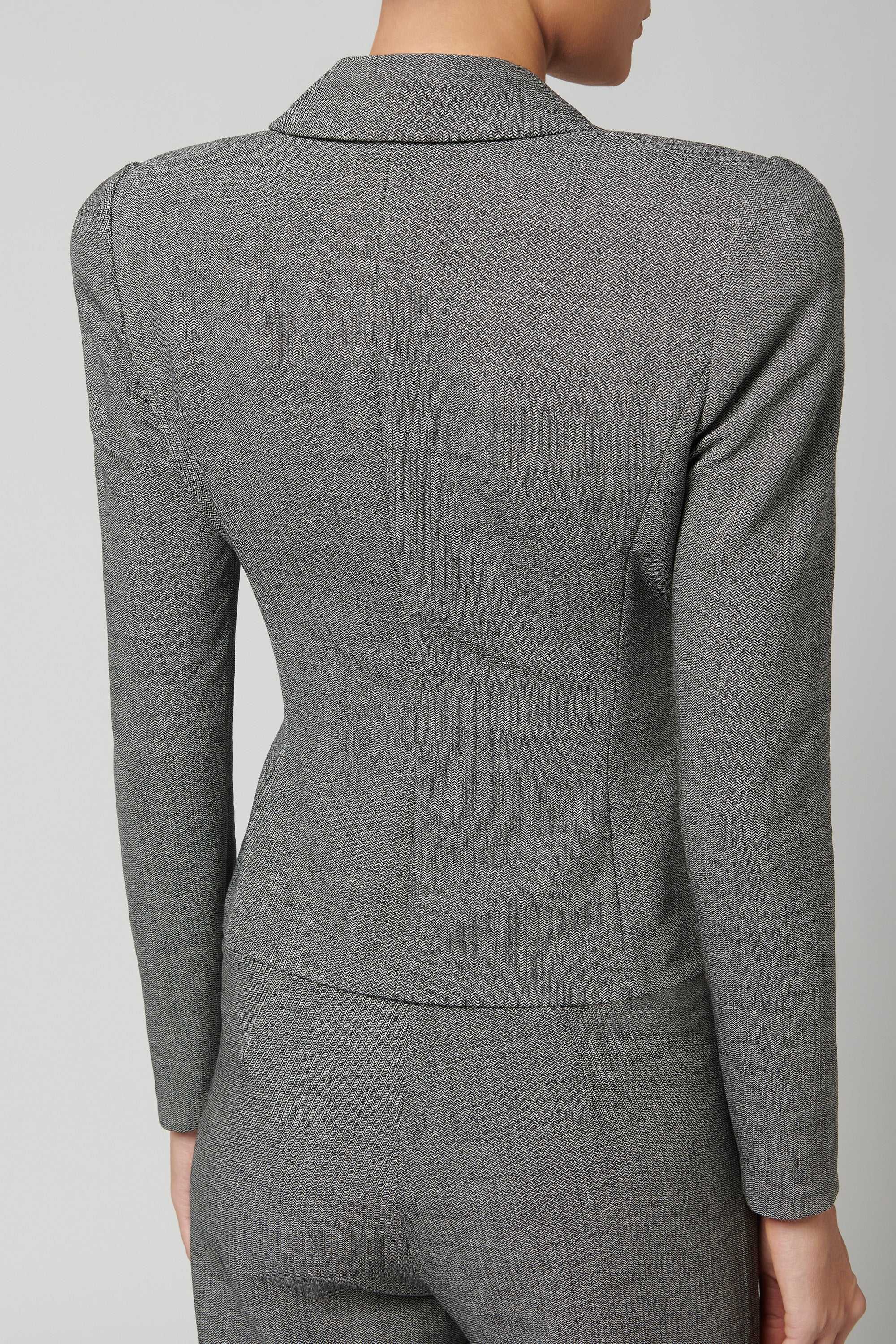 ❤️人字纹纹修身小西装！羊毛 SML