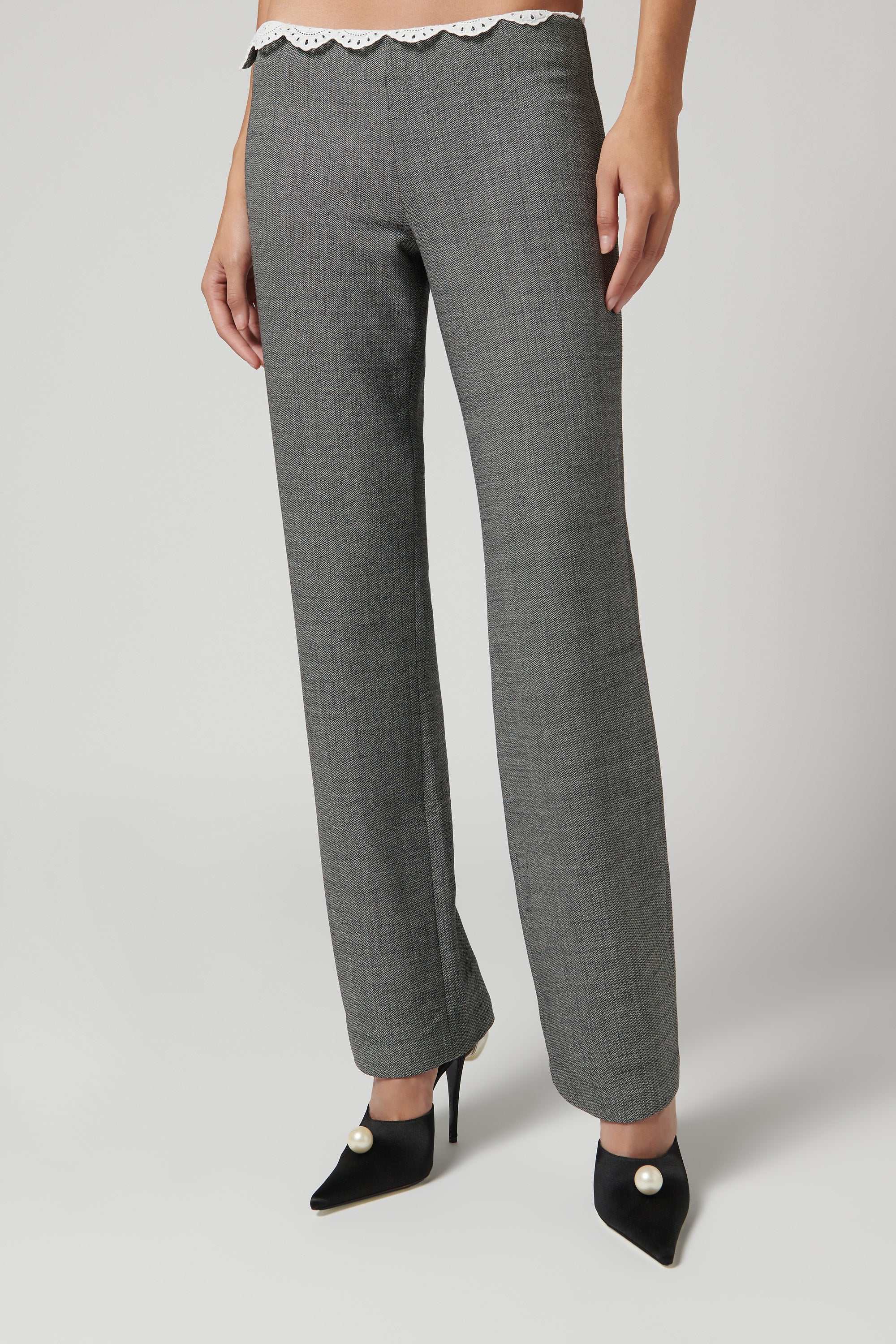 NO:739263,Waist lace trousers!  Wool SML,,19860909腰部花边长裤！羊毛 SML,,,Women's clothing