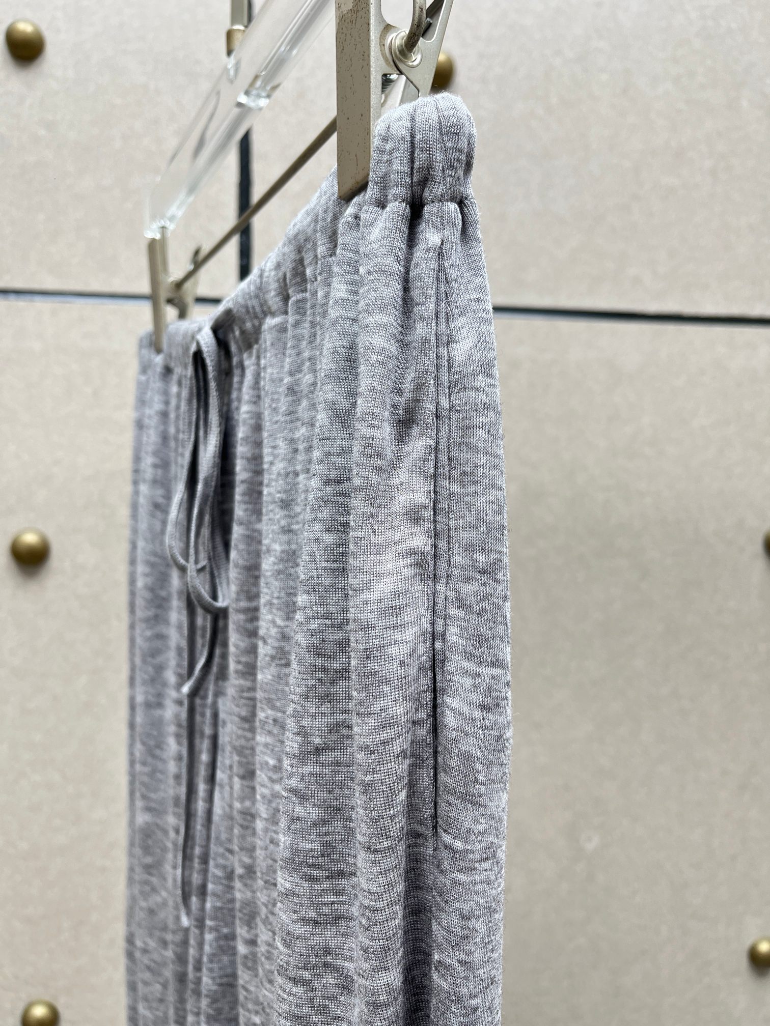 ❤️天丝羊毛超薄针织阔腿裤！SML