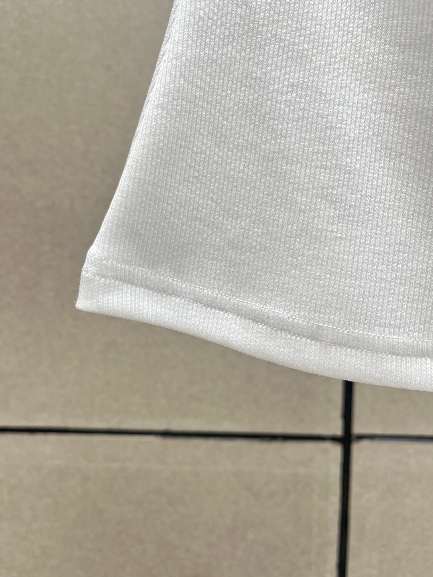 ❤️标志压褶螺纹背心！棉 两色 SML