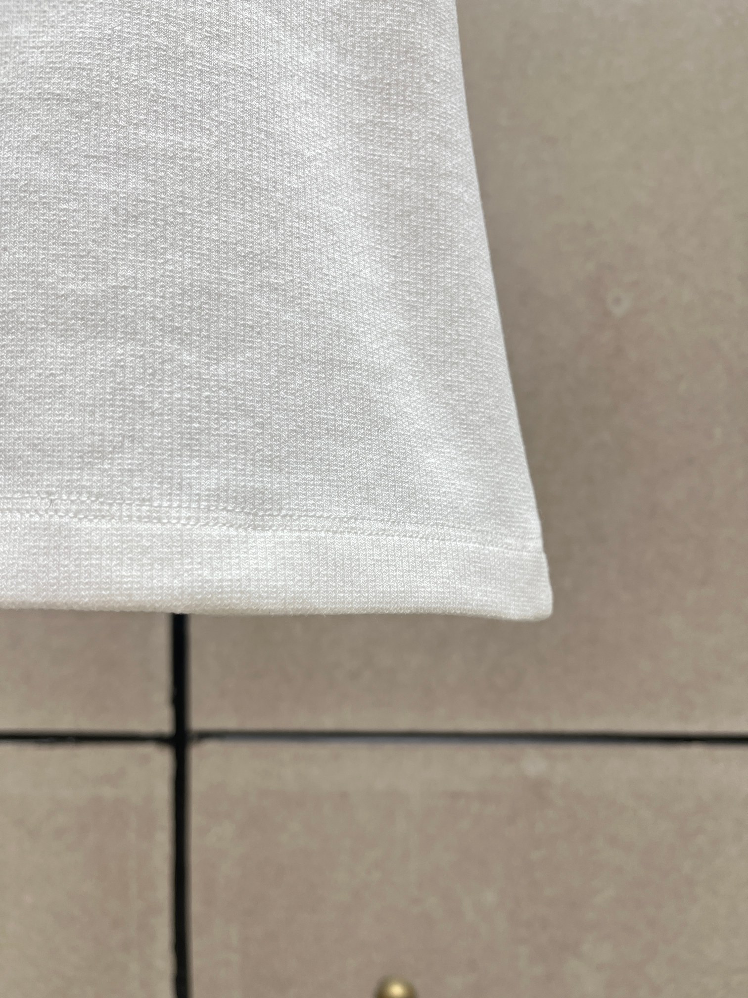 ❤️粉海豚印花烫钻螺纹背心！棉 SML