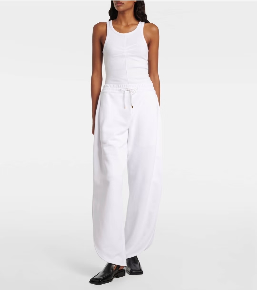 ❤️标志压褶螺纹背心！棉 两色 SML