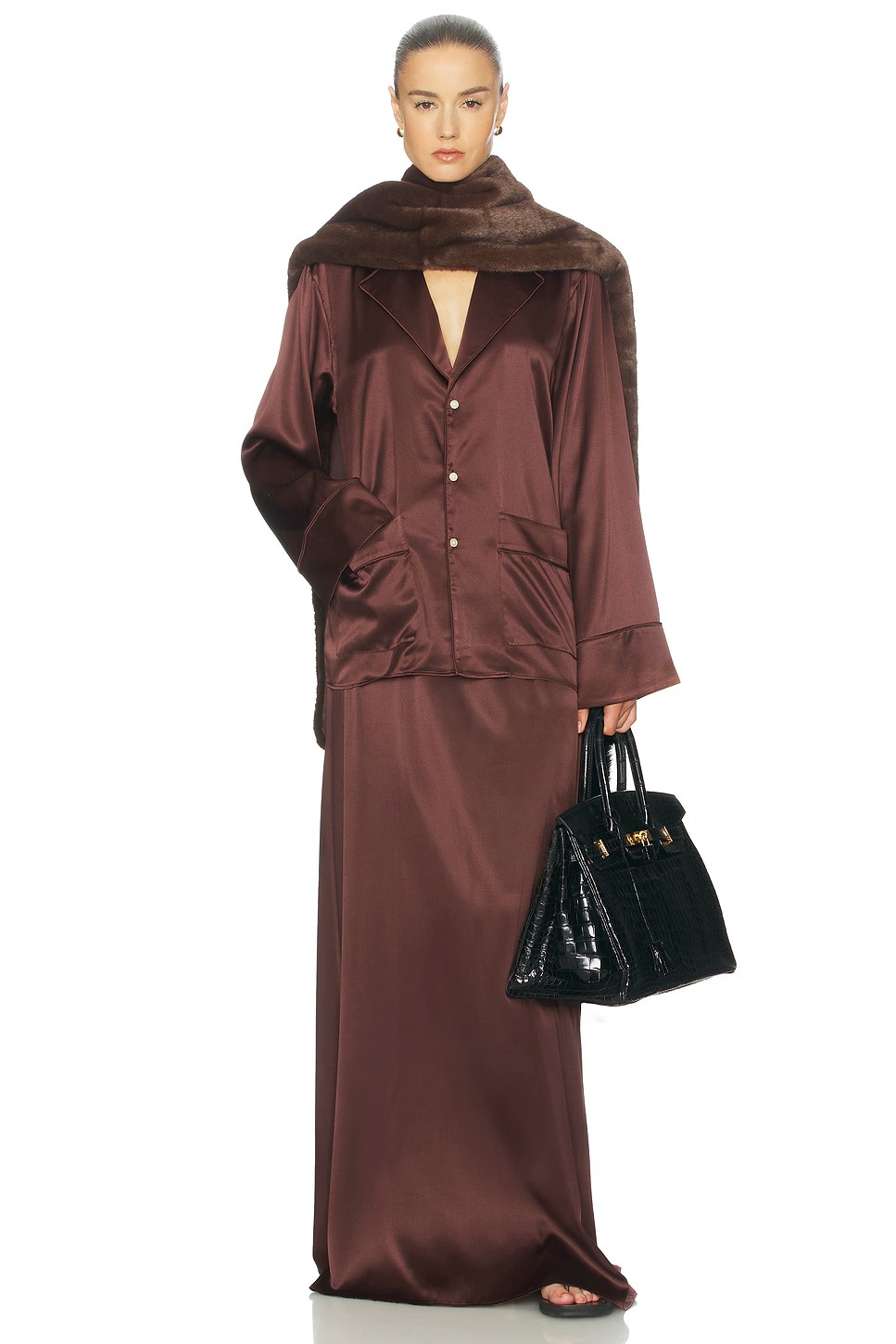 ❤️缎布长半裙！SML