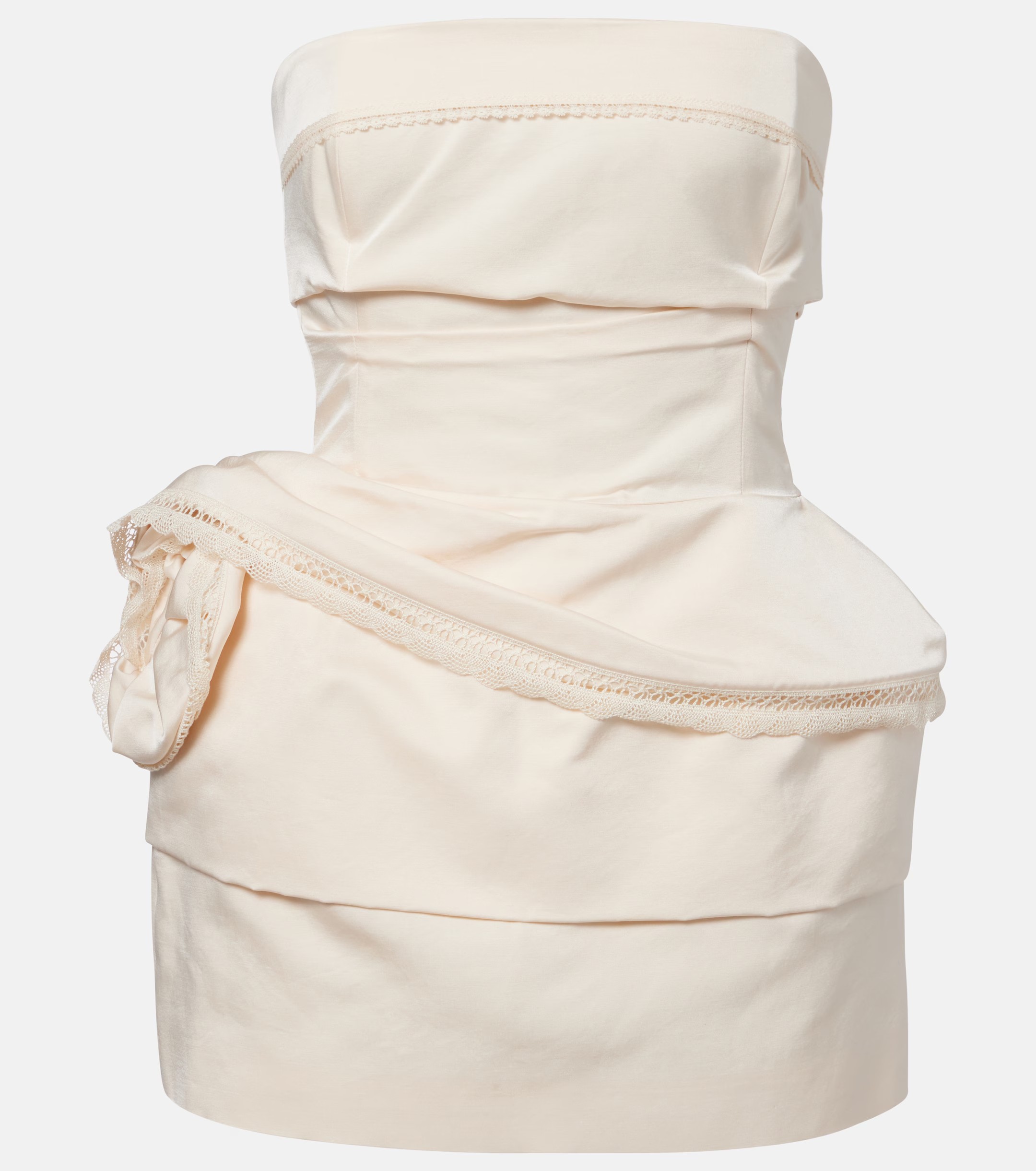 NO:750735,Lace-embellished three-dimensional breast-wrap dress!  Cotton SML,,skirts,19860909花边装饰立体裹胸连衣裙！棉 SML,,skirts,,Women's clothing