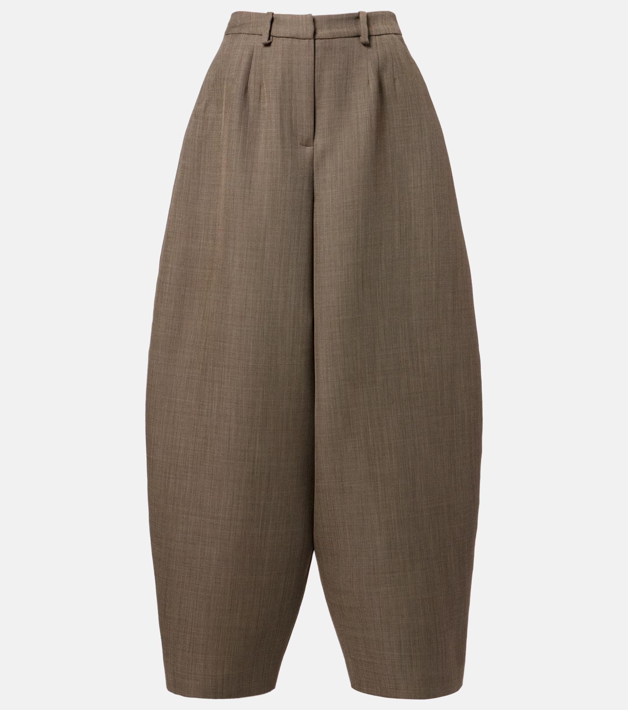 NO:751586,Cocoon wide-leg trousers!  SML,,19860909茧型阔腿长裤！SML,,,Women's clothing