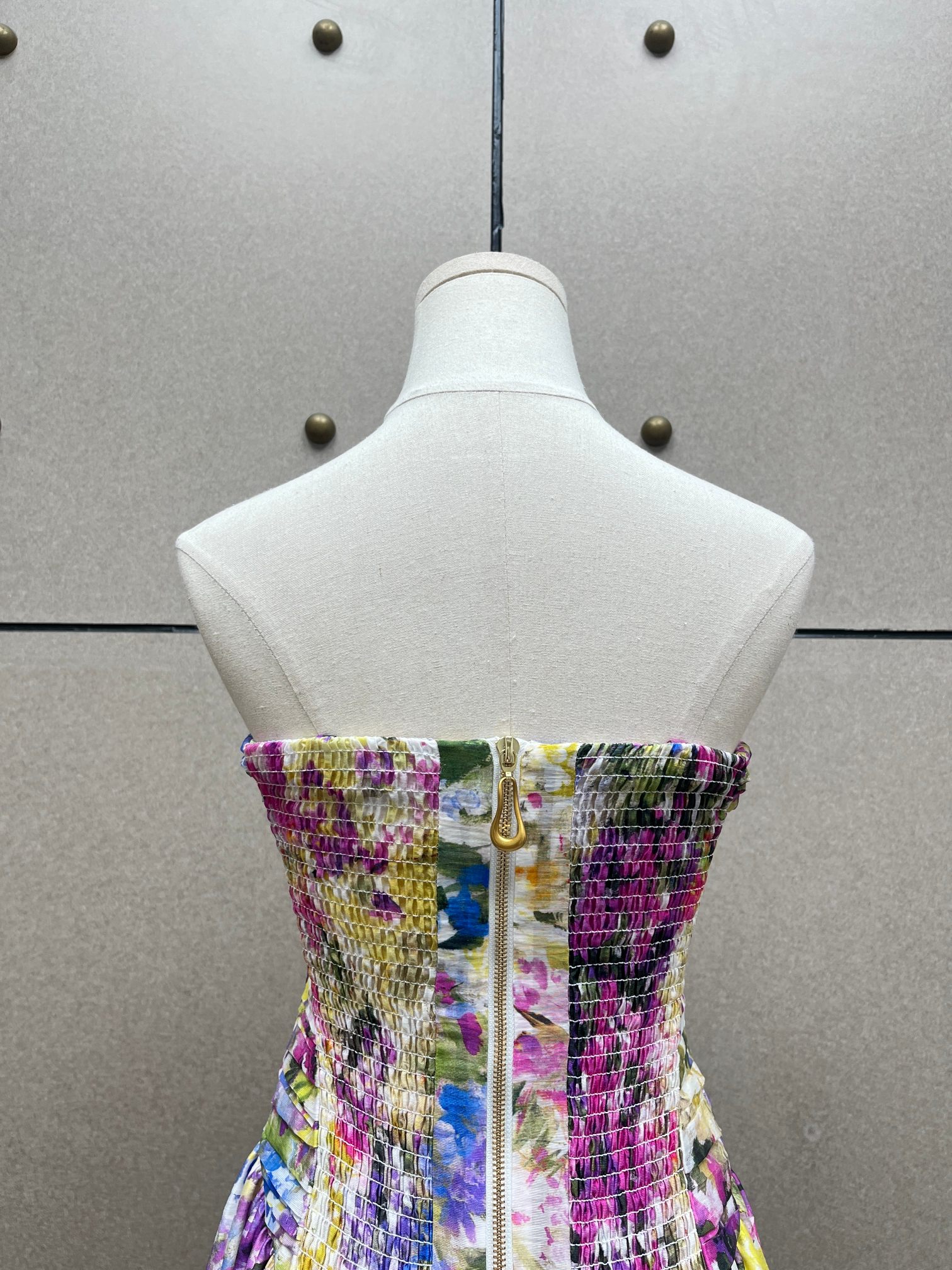 ❤️天丝亚麻混纺印花连衣裙！天丝亚麻 SML