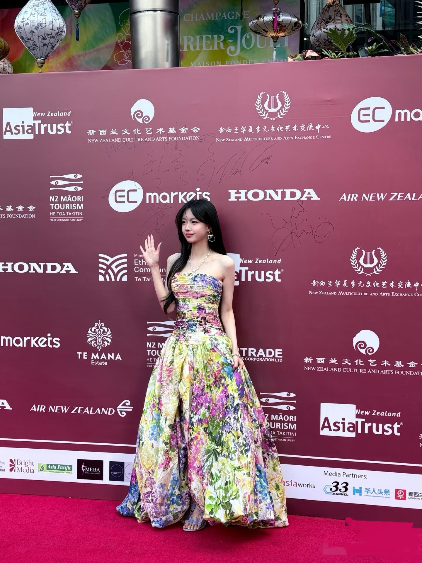 ❤️天丝亚麻混纺印花连衣裙！天丝亚麻 SML