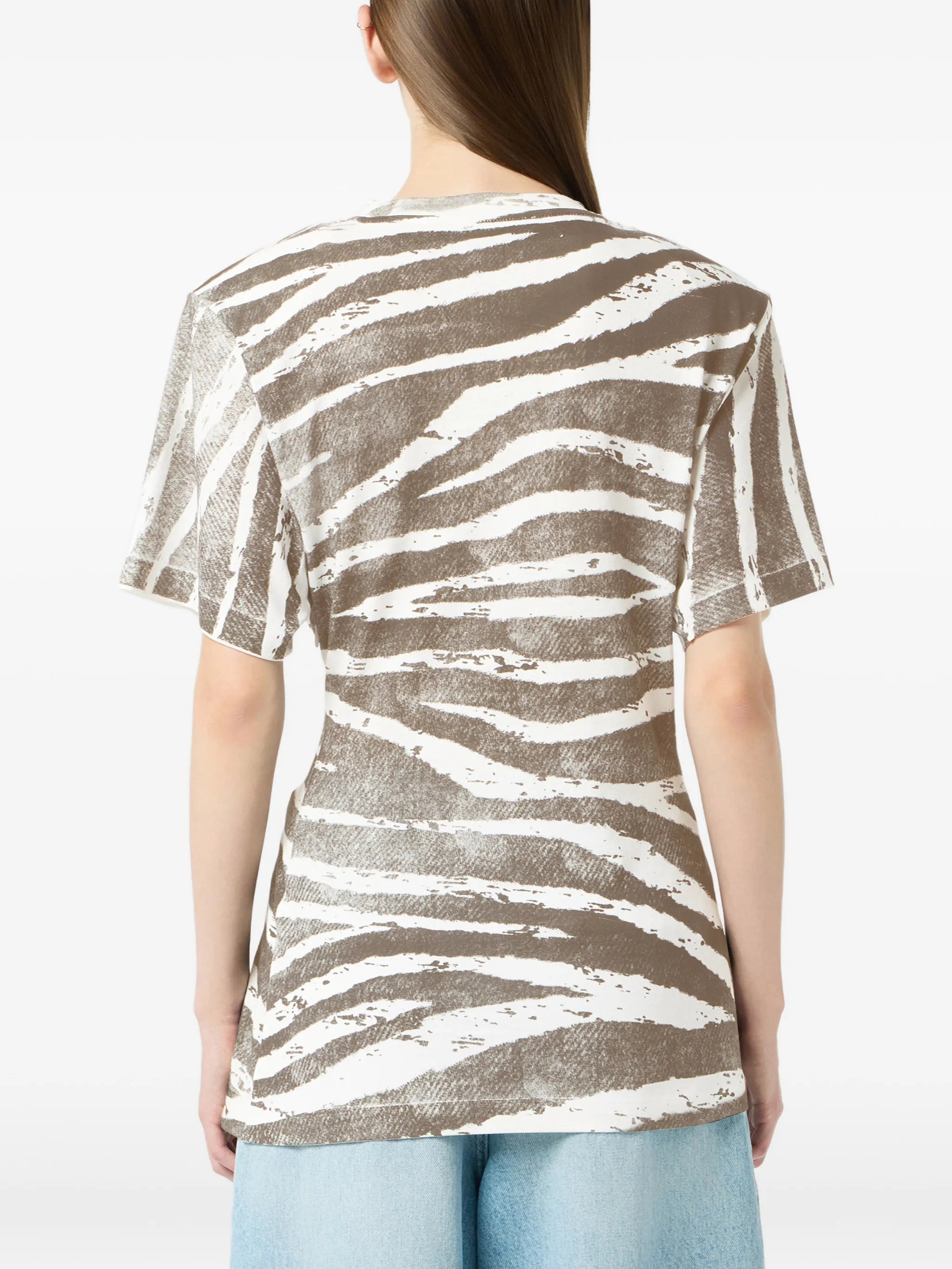 ❤️斑马纹印花T恤！棉 SML