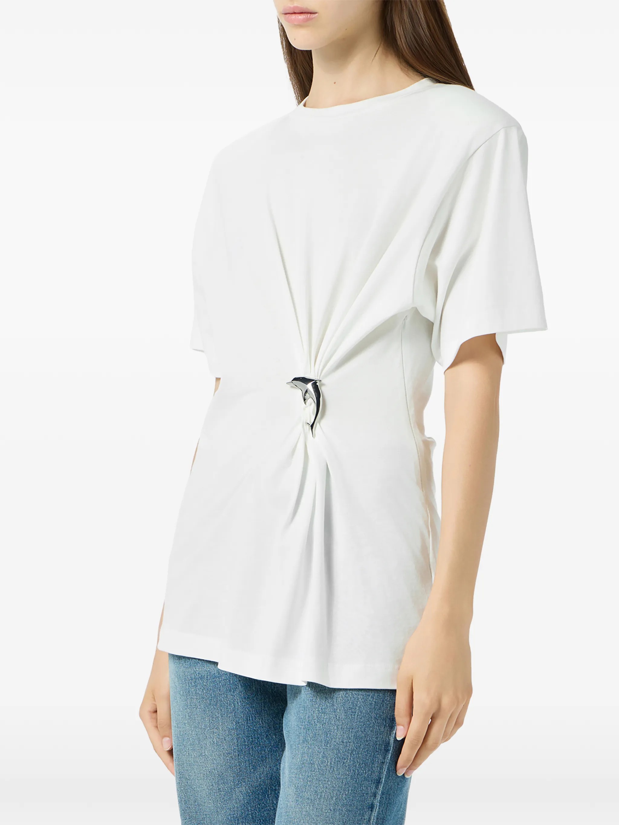 ❤️海豚收褶T恤！棉 两色 SML