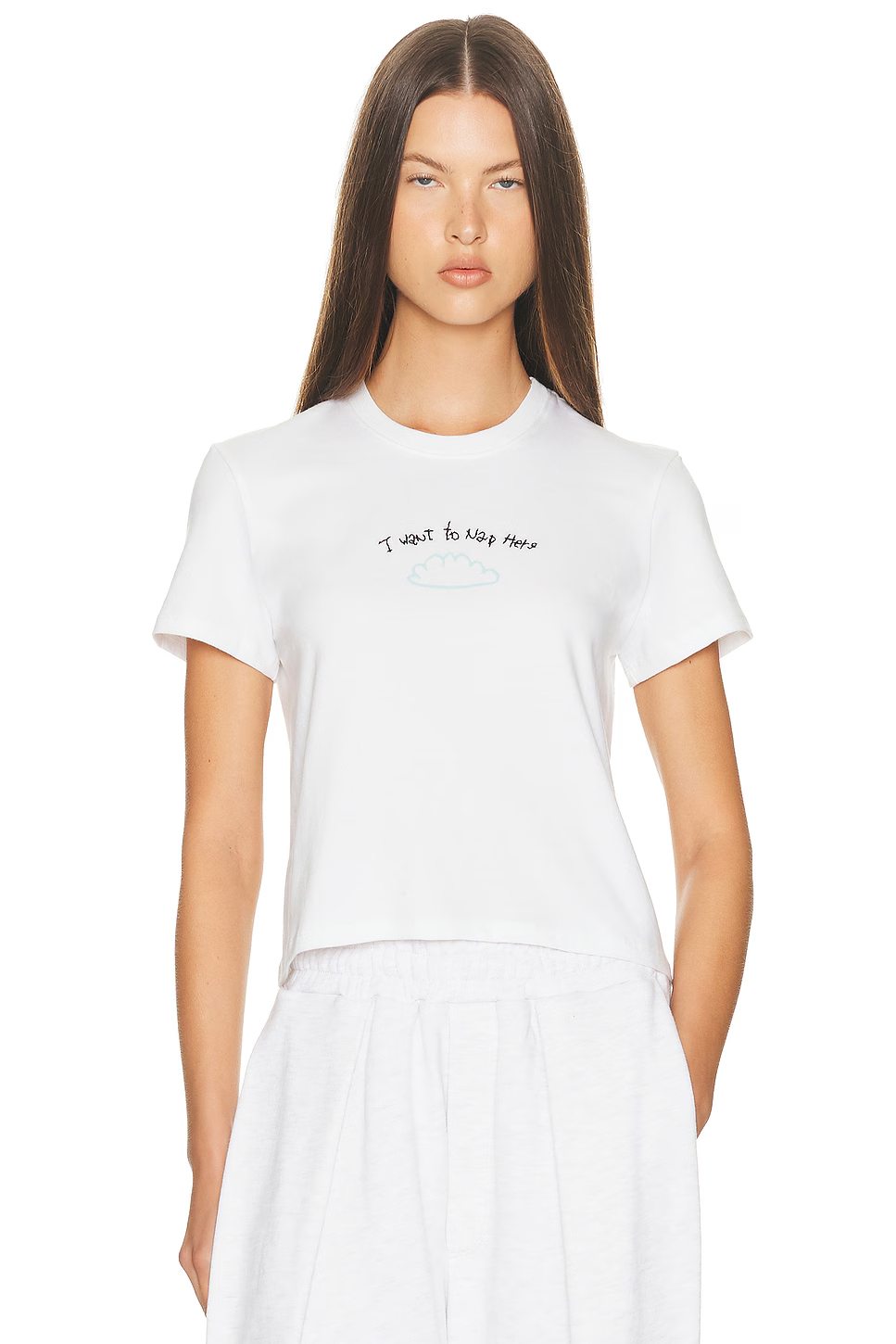 ❤️云朵刺绣T恤！棉 SML