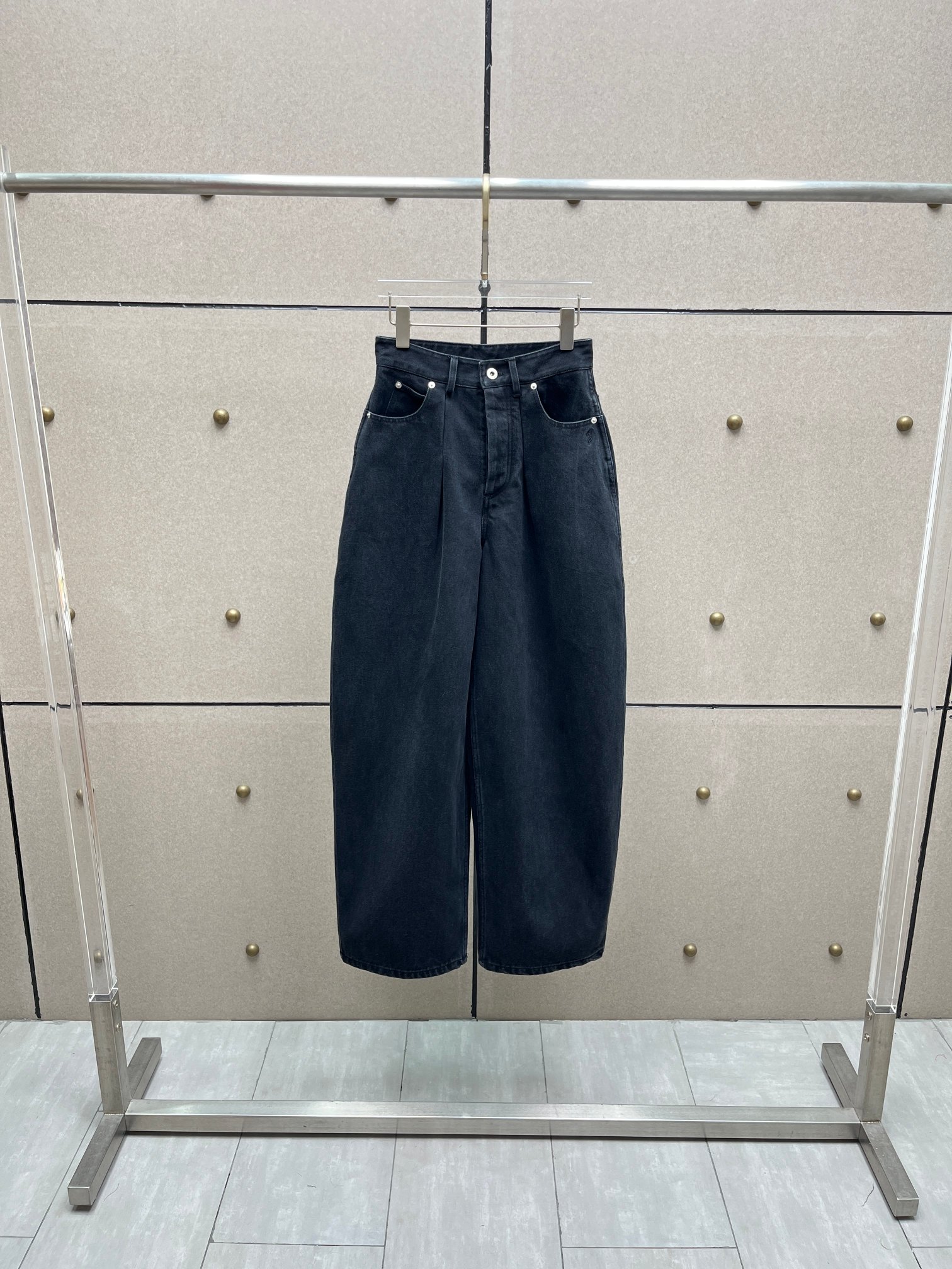 ❤️刺绣标志牛仔长裤！棉 SML