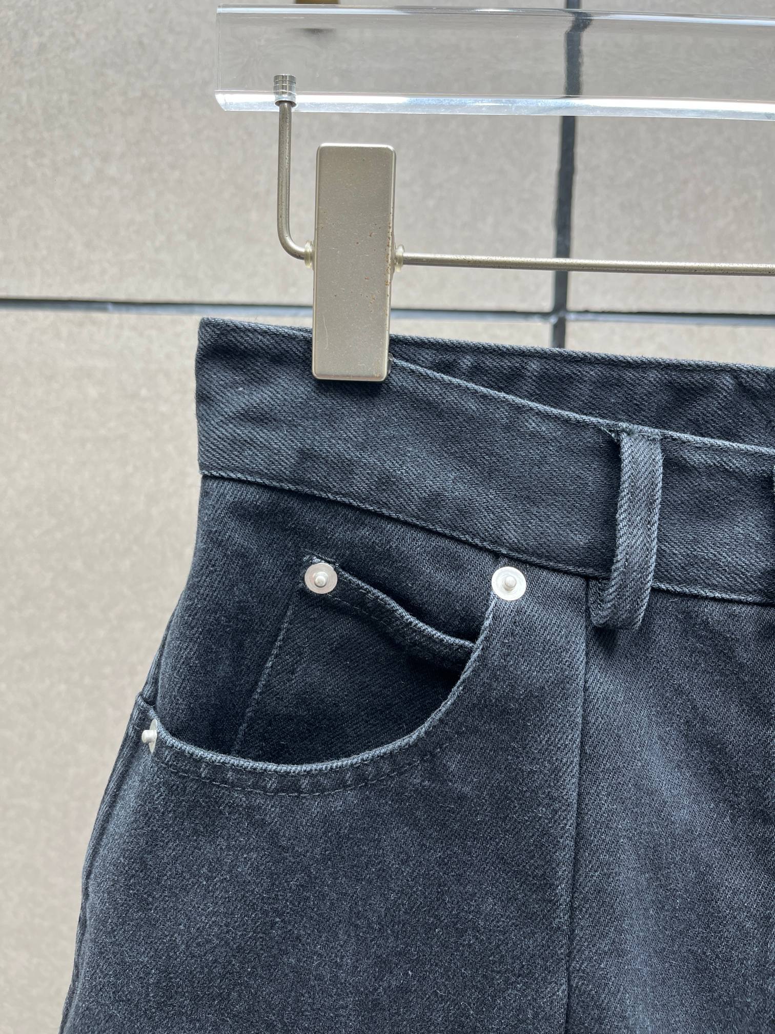 ❤️刺绣标志牛仔长裤！棉 SML