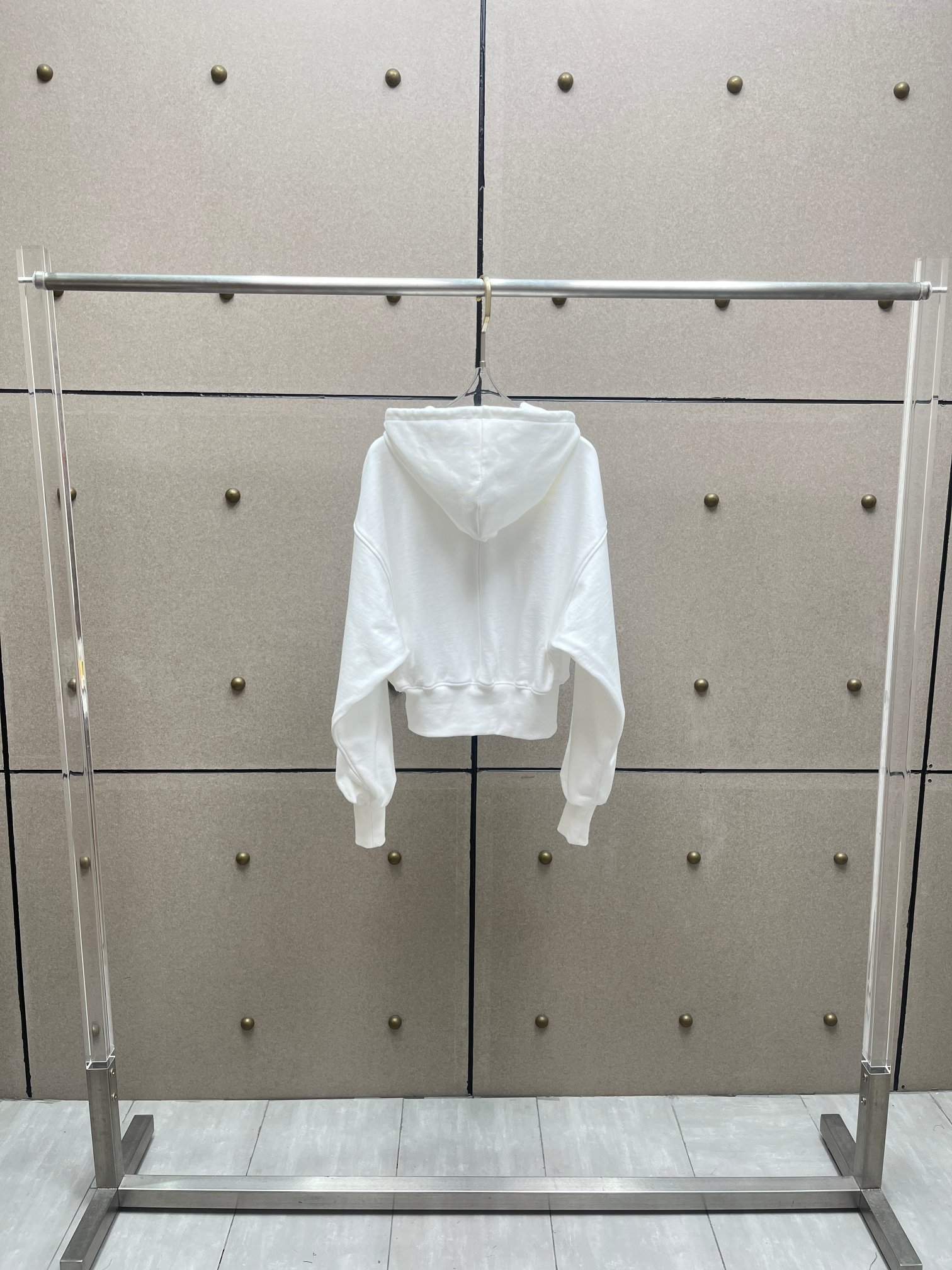 ❤️连帽拉链卫衣外套！棉 白 SML