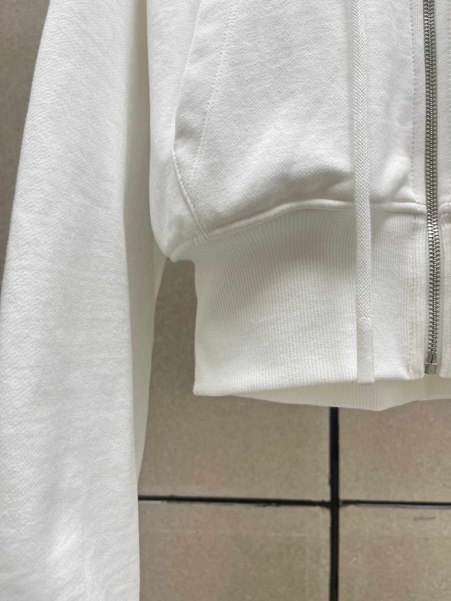 ❤️连帽拉链卫衣外套！棉 白 SML