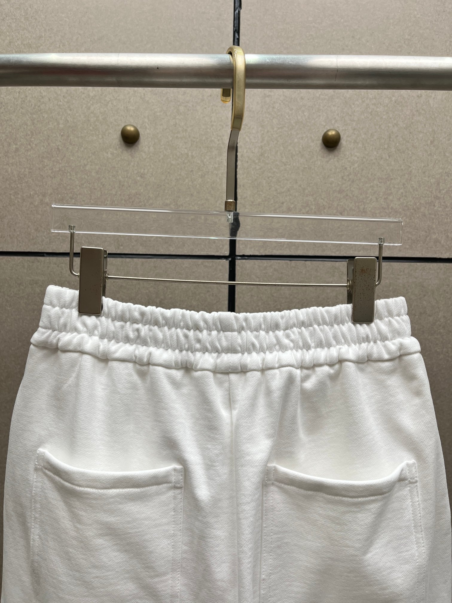 ❤️橡筋腰卫裤！棉 白 SML