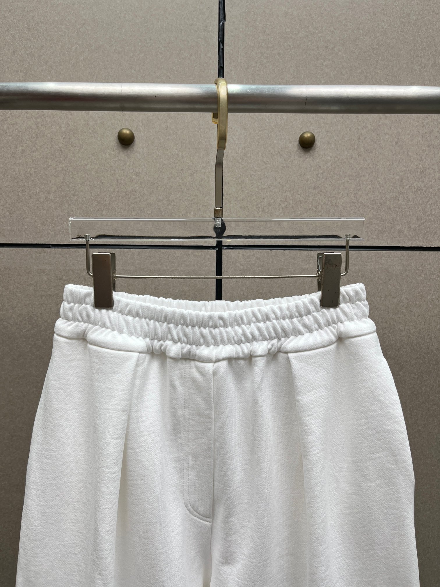 ❤️橡筋腰卫裤！棉 白 SML