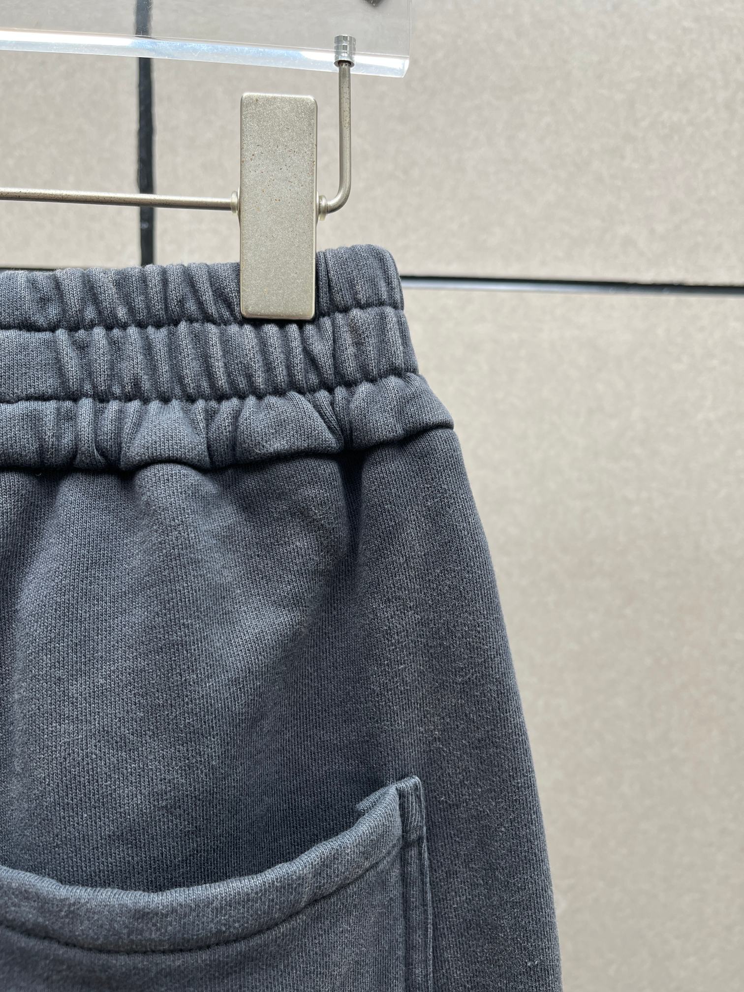 ❤️重效洗橡筋腰卫裤！棉 黑灰色 SML