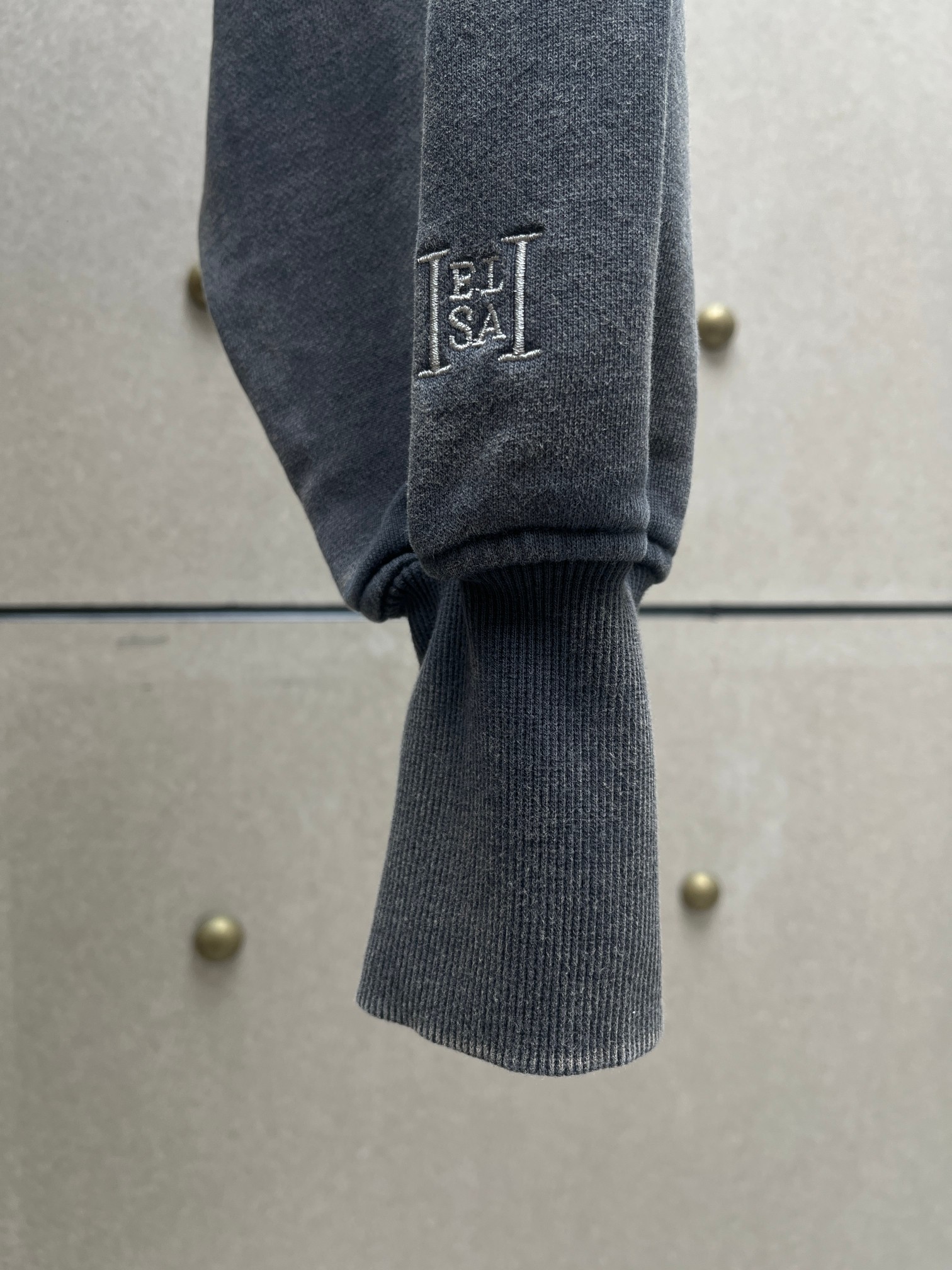 ❤️连帽拉链重效洗卫衣外套！棉 黑灰色 SML