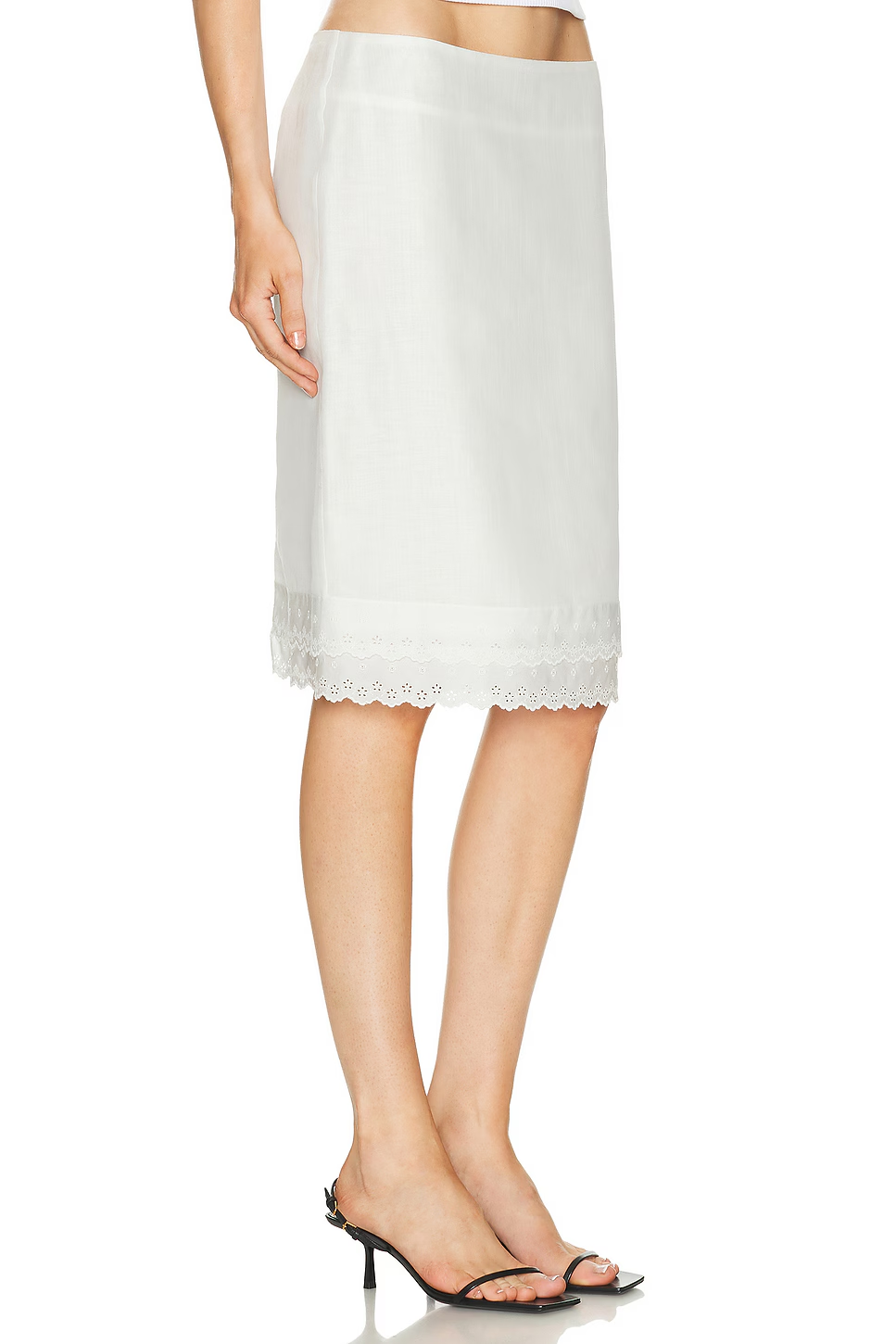 ❤️苎麻刺绣花边半裙！SML