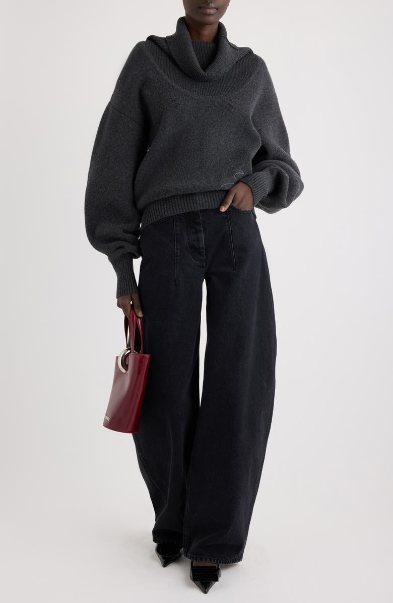 ❤️刺绣标志牛仔长裤！棉 SML