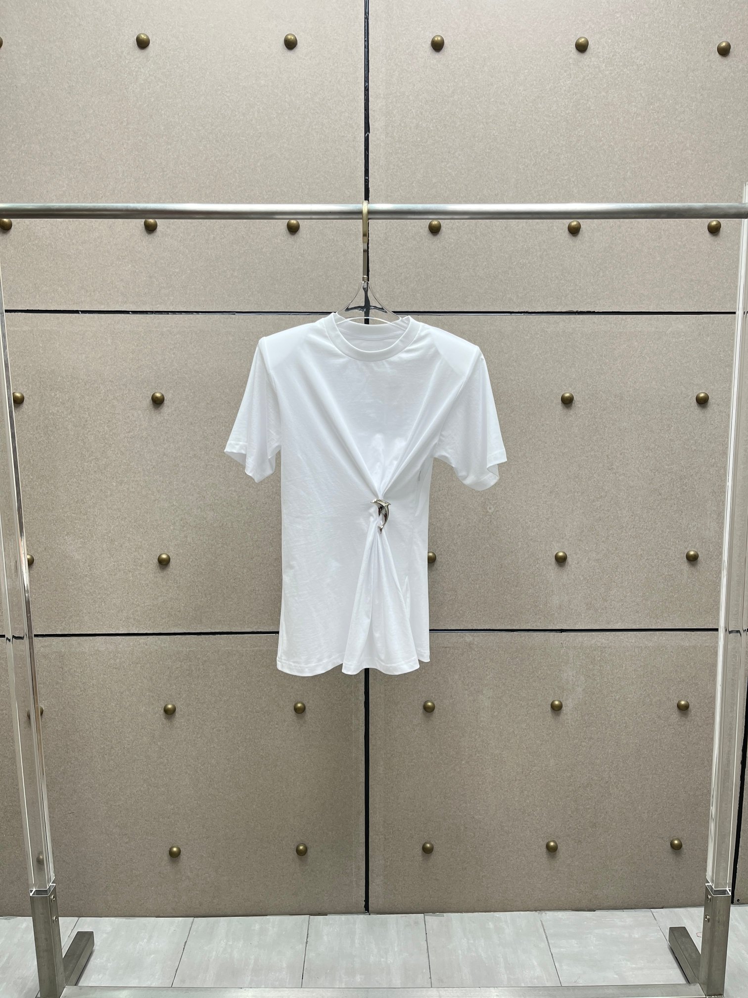 ❤️海豚收褶T恤！棉 两色 SML