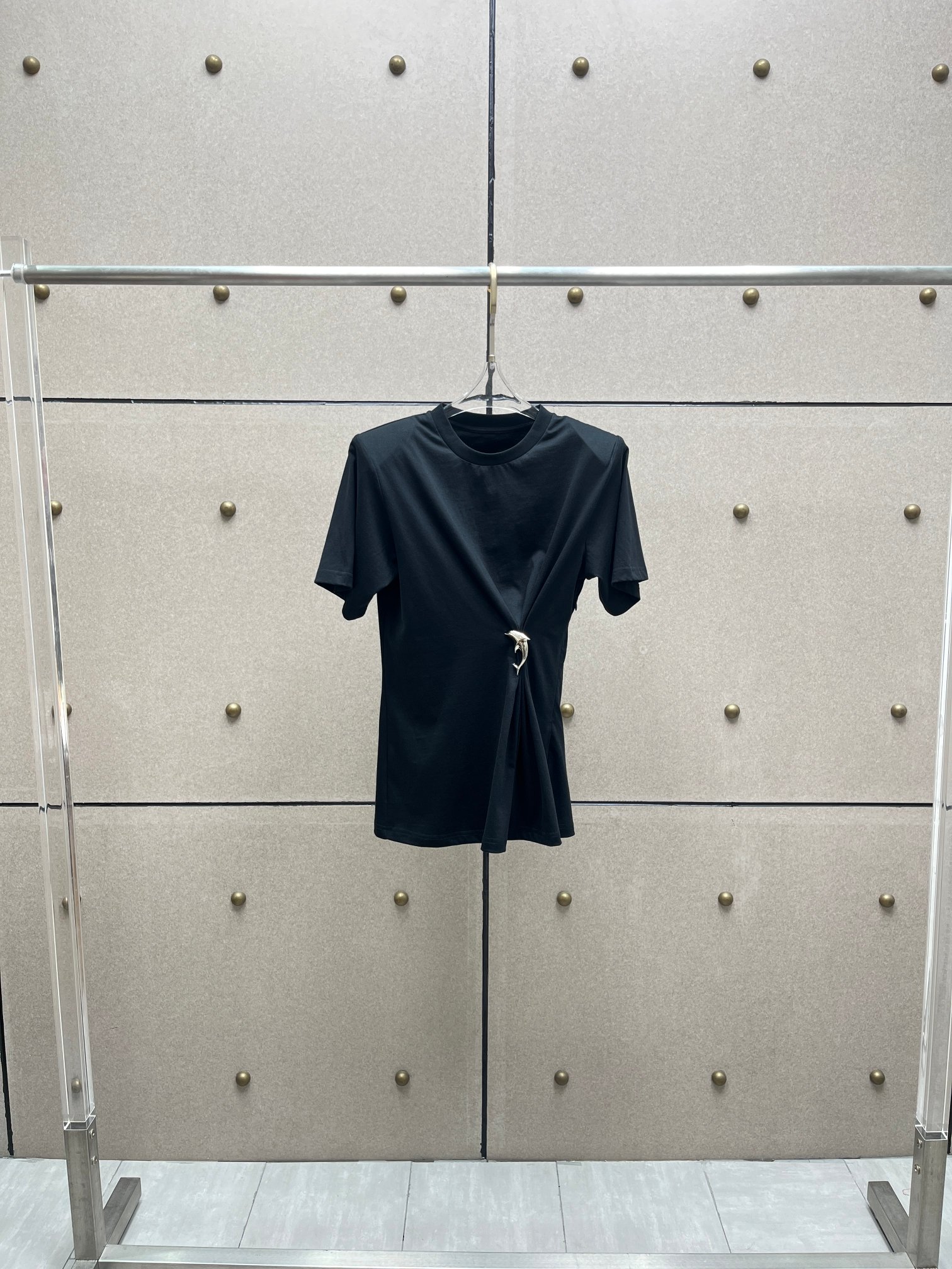 ❤️海豚收褶T恤！棉 两色 SML