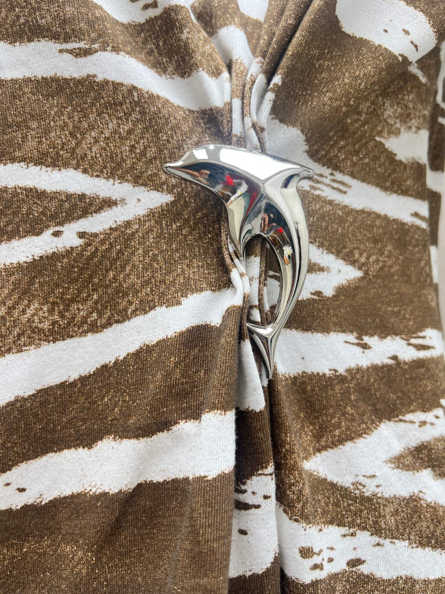 ❤️斑马纹印花T恤！棉 SML