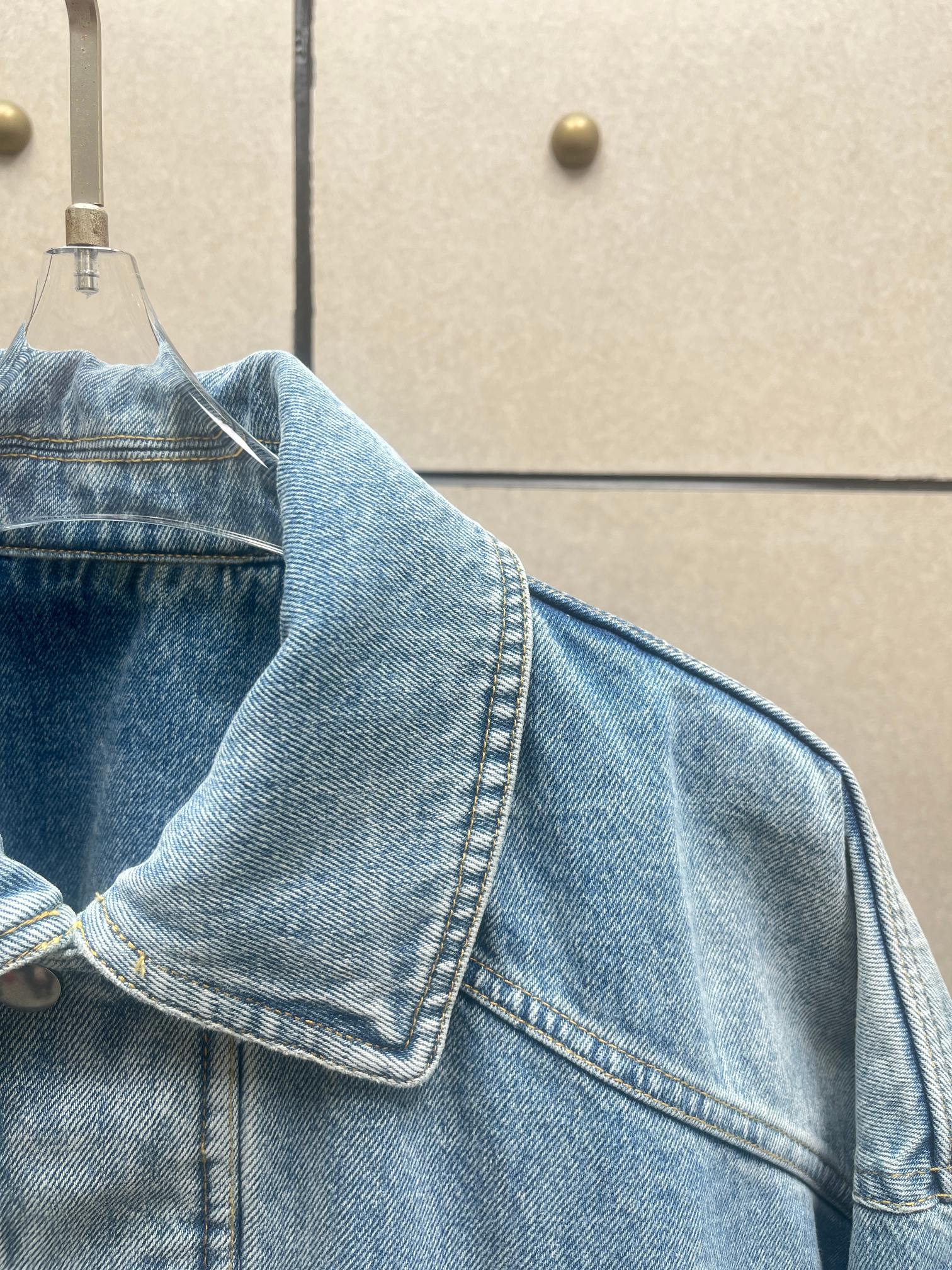 ❤️翻领牛仔夹克外套！棉 SML