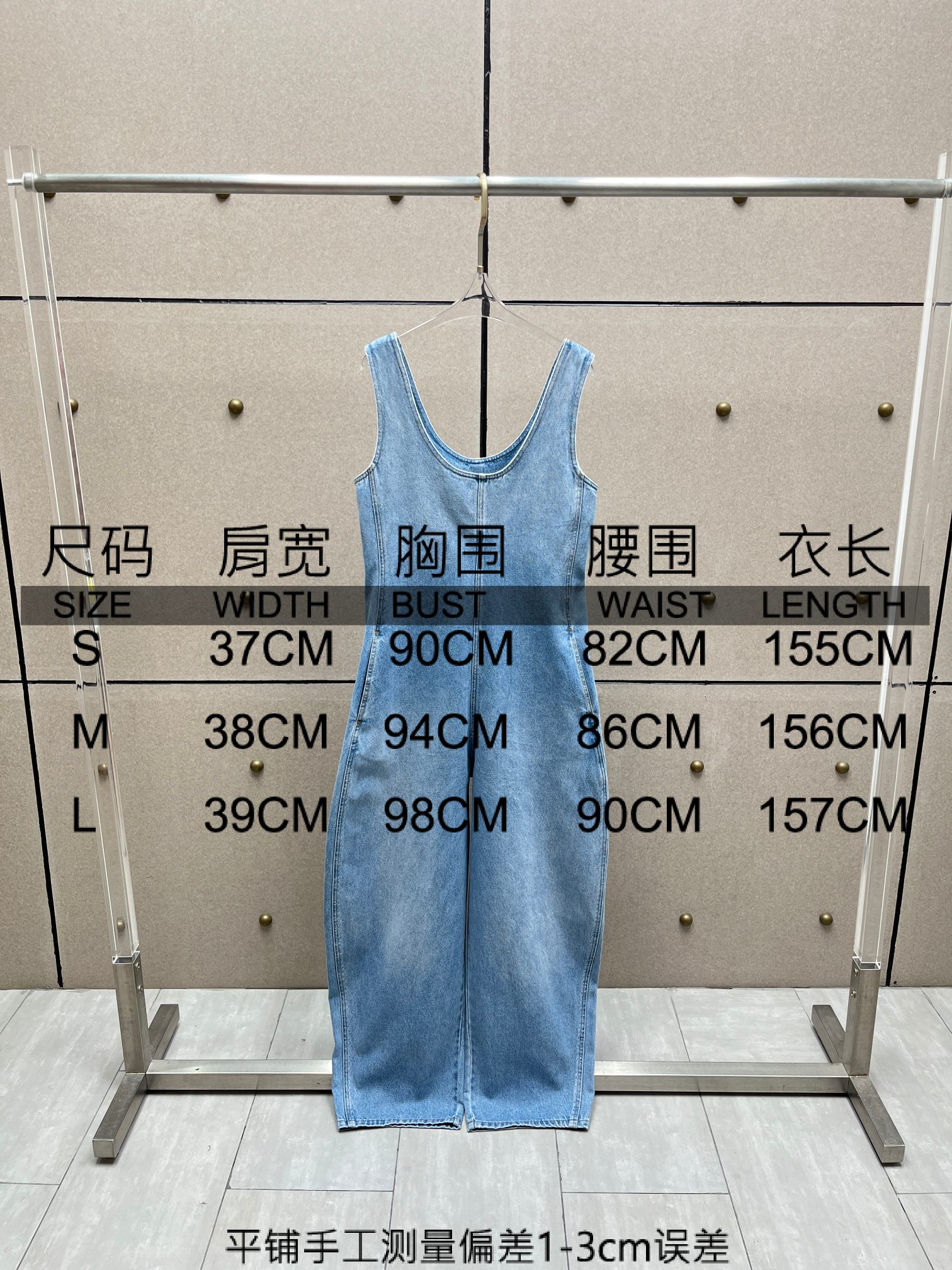 ❤️洗水牛仔背带裤！棉 SML