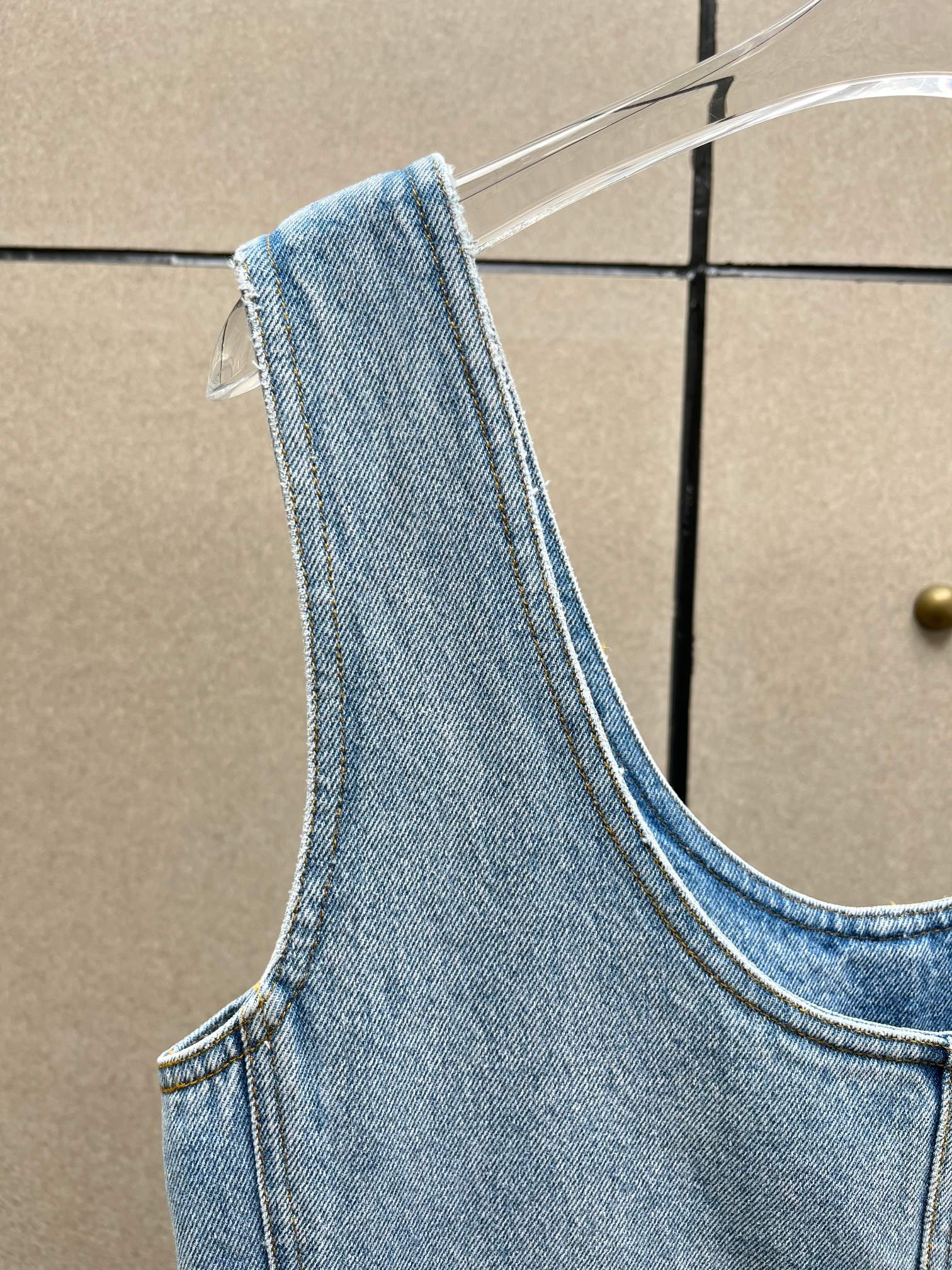 ❤️洗水牛仔背带裤！棉 SML