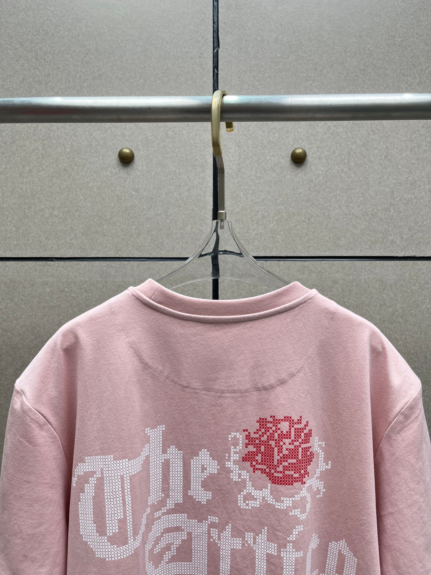 ❤️前后图案印花宽松T恤！棉 SML