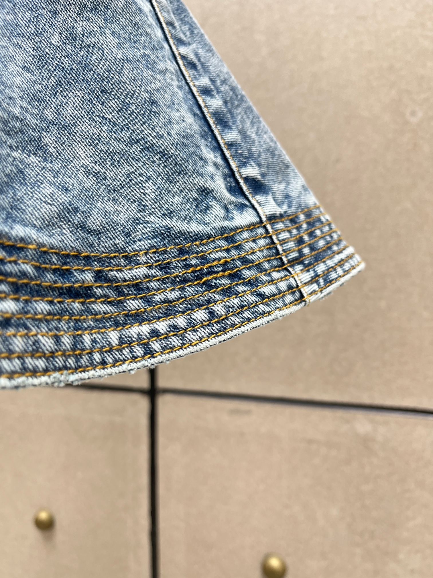 ❤️车线雪花牛仔无袖上衣！棉 SML