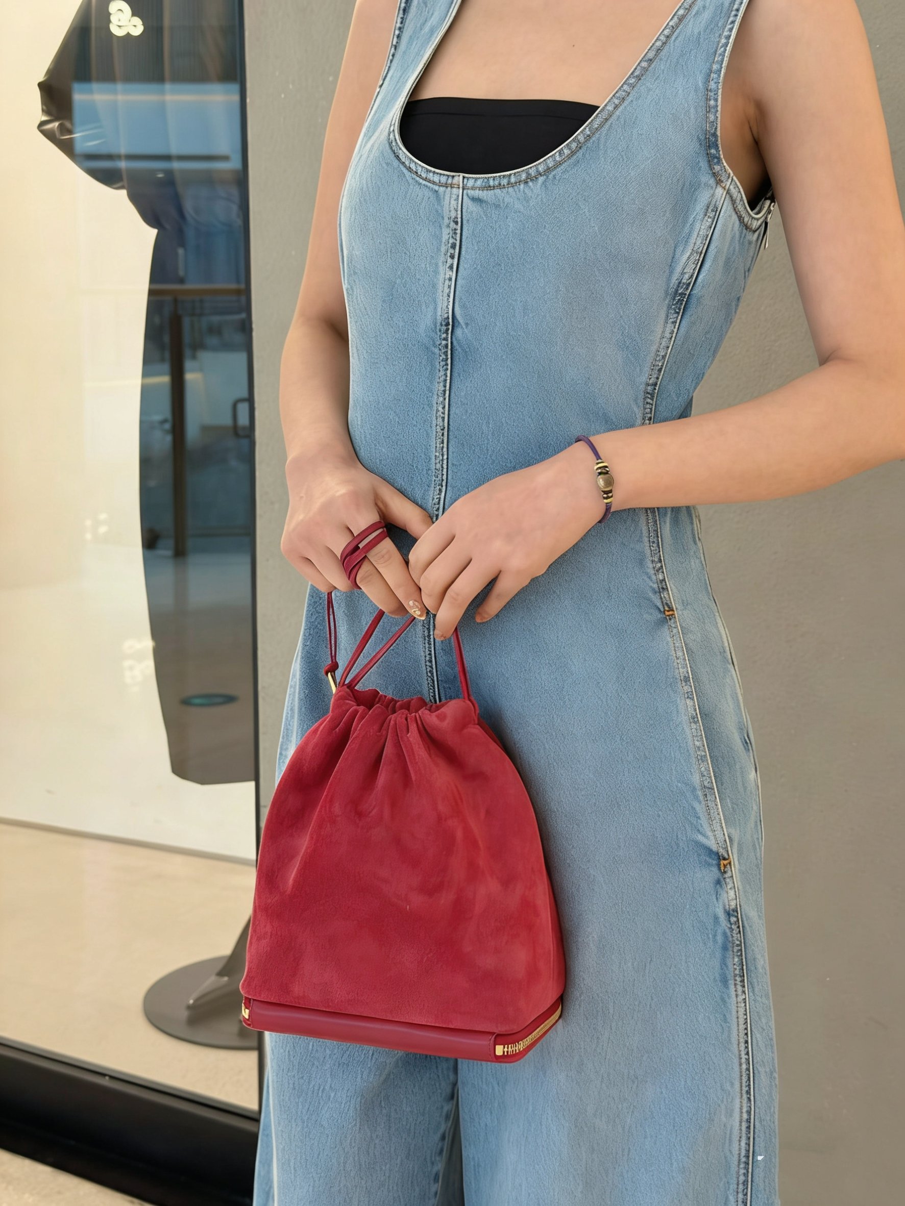 ❤️洗水牛仔背带裤！棉 SML