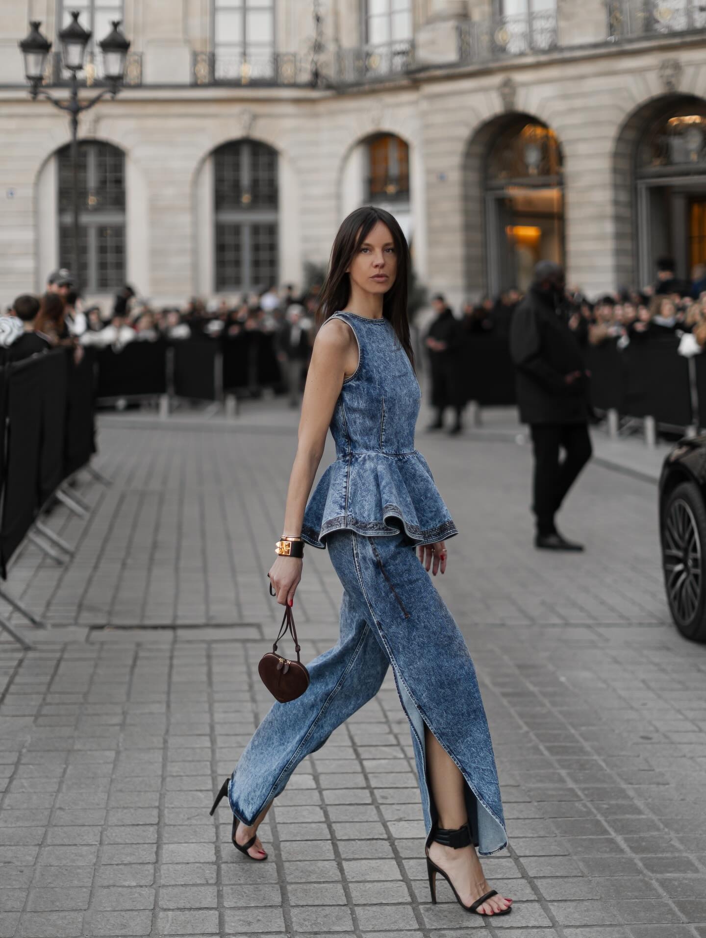 ❤️雪花洗水牛仔裤！棉 SML