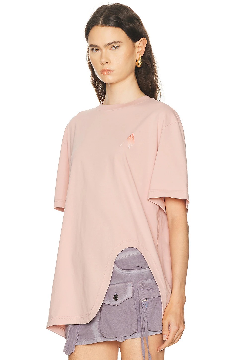 ❤️前后图案印花宽松T恤！棉 SML