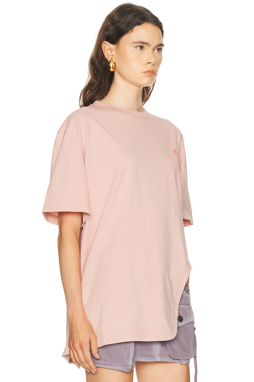 ❤️前后图案印花宽松T恤！棉 SML