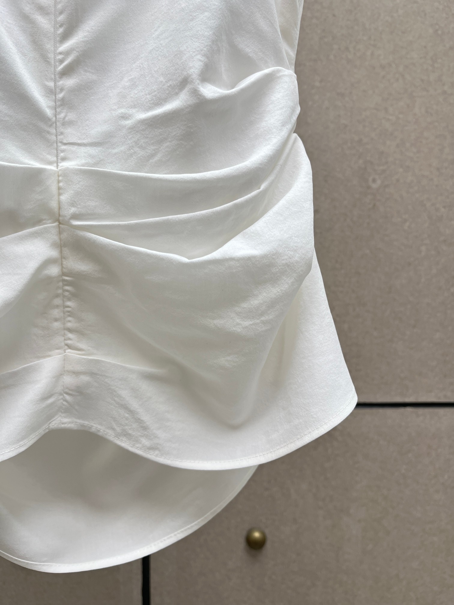 ❤️棉质宽花边收褶吊带上衣！两色 SML