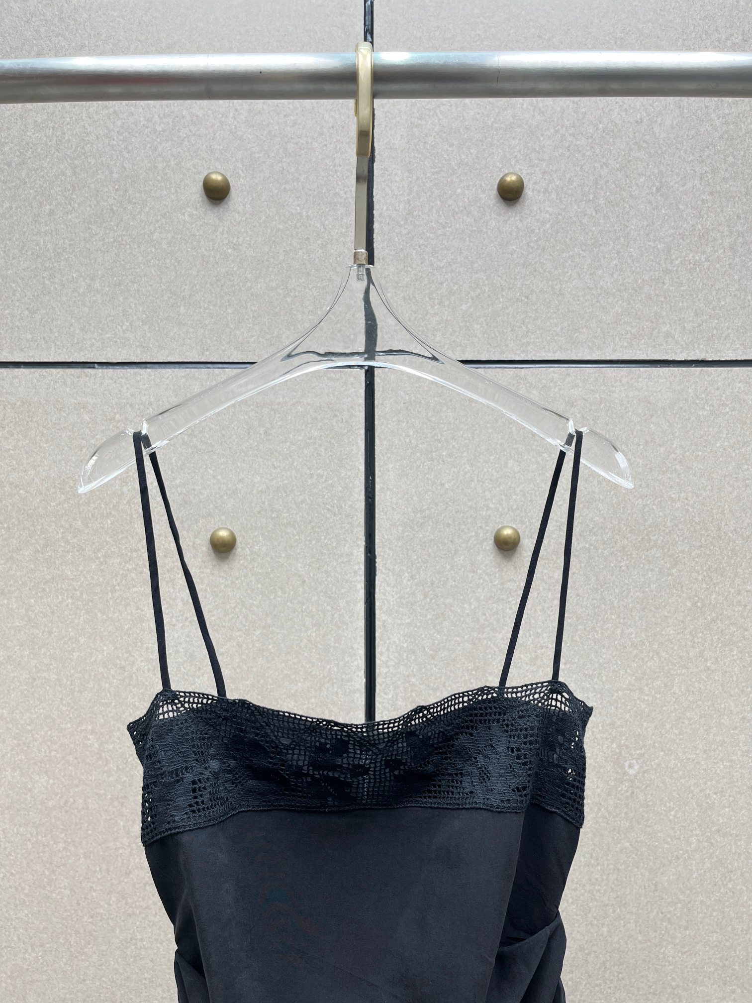 ❤️棉质宽花边收褶吊带上衣！两色 SML