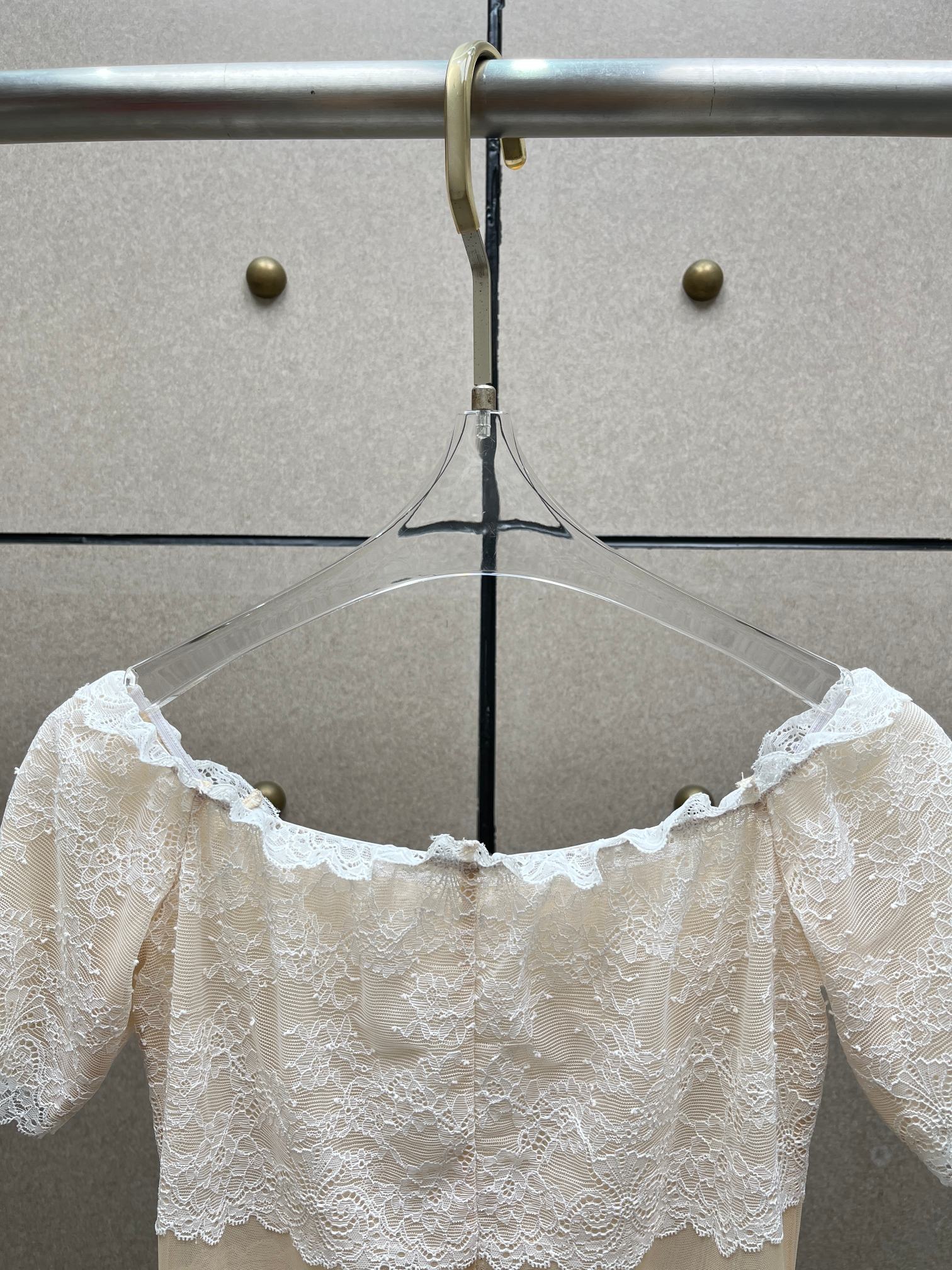 ❤️蕾丝花边拼接露肩短袖上衣！SML