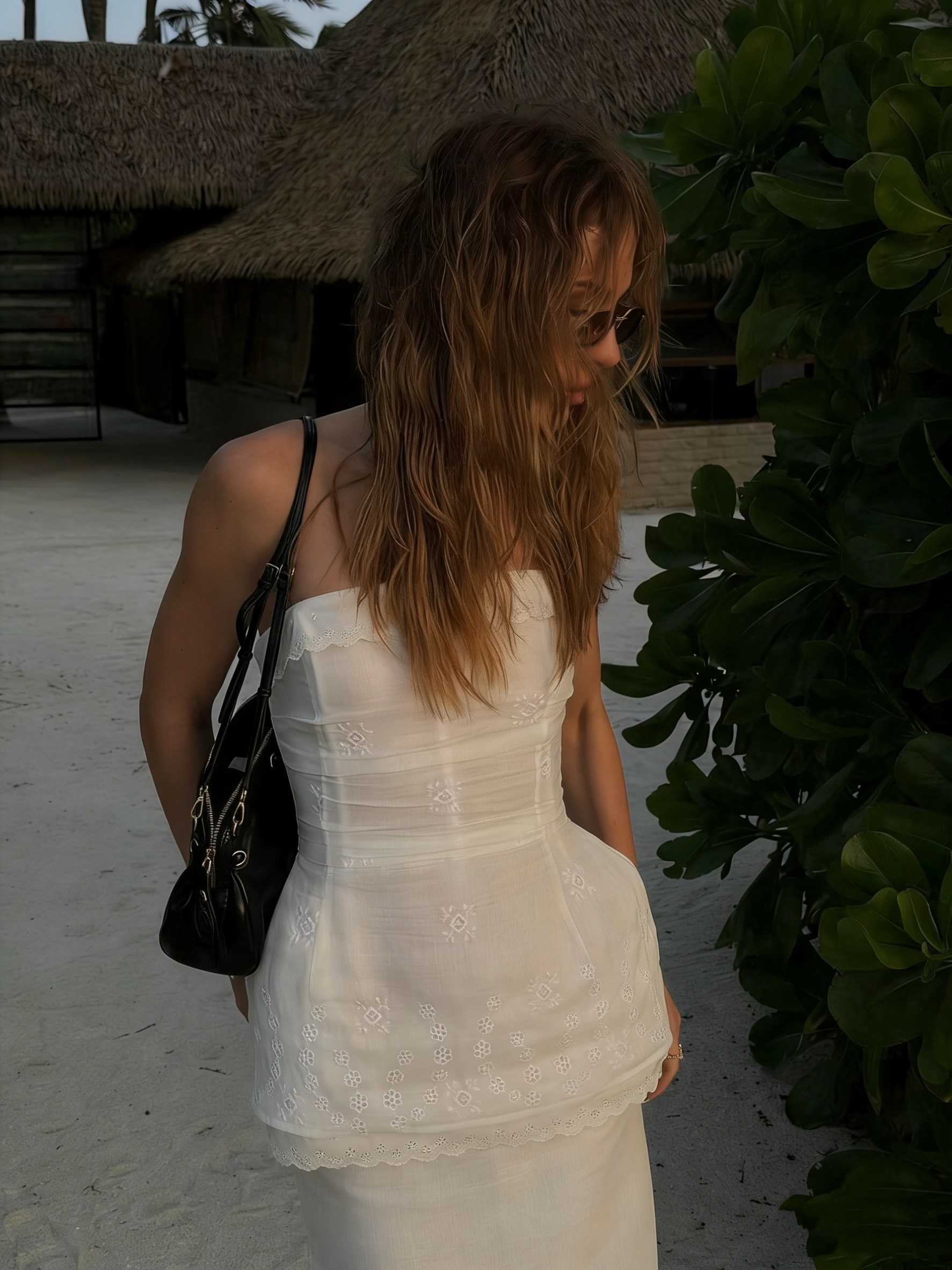 ❤️苎麻刺绣花边上衣！SML