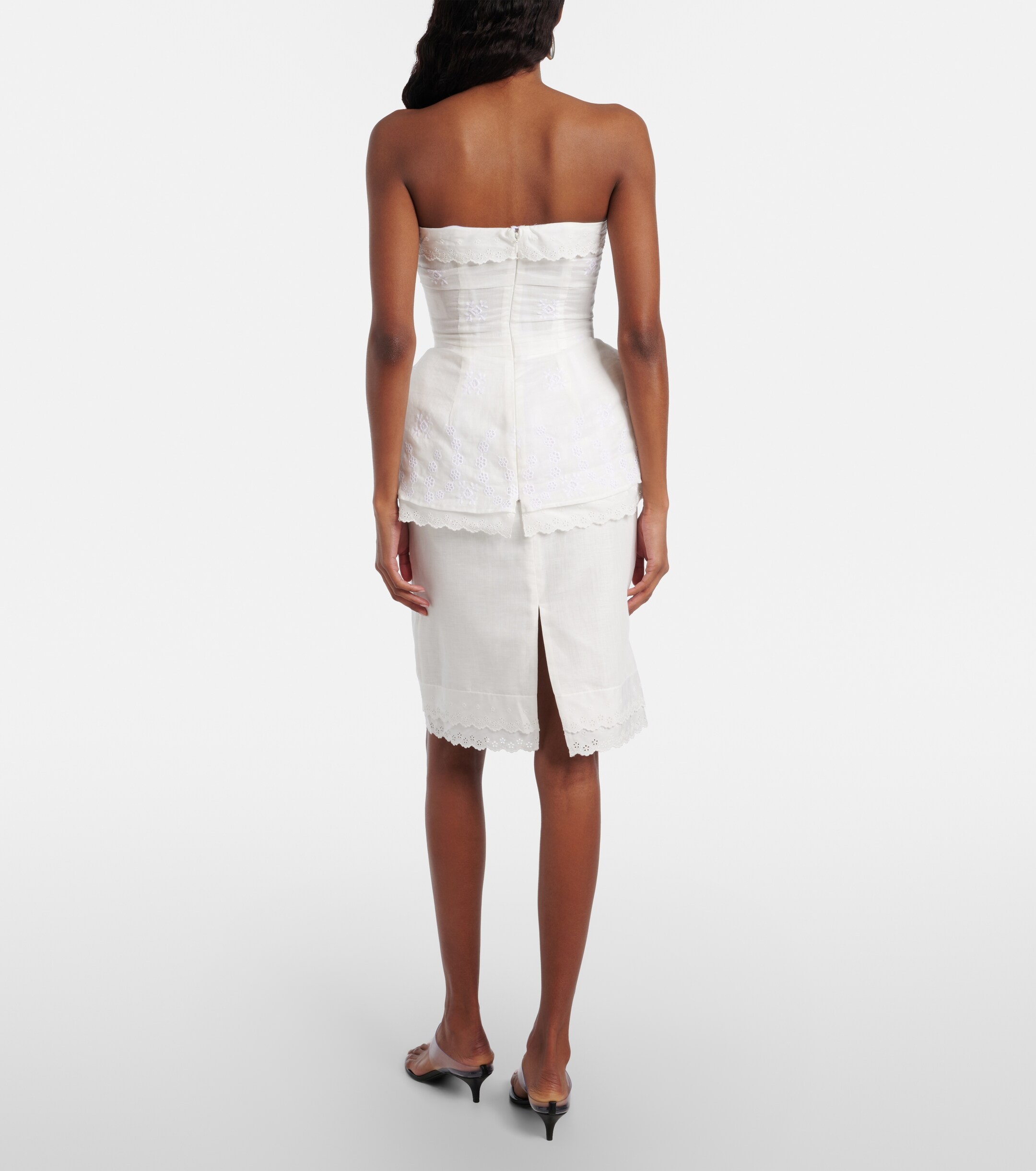 ❤️苎麻刺绣花边半裙！SML