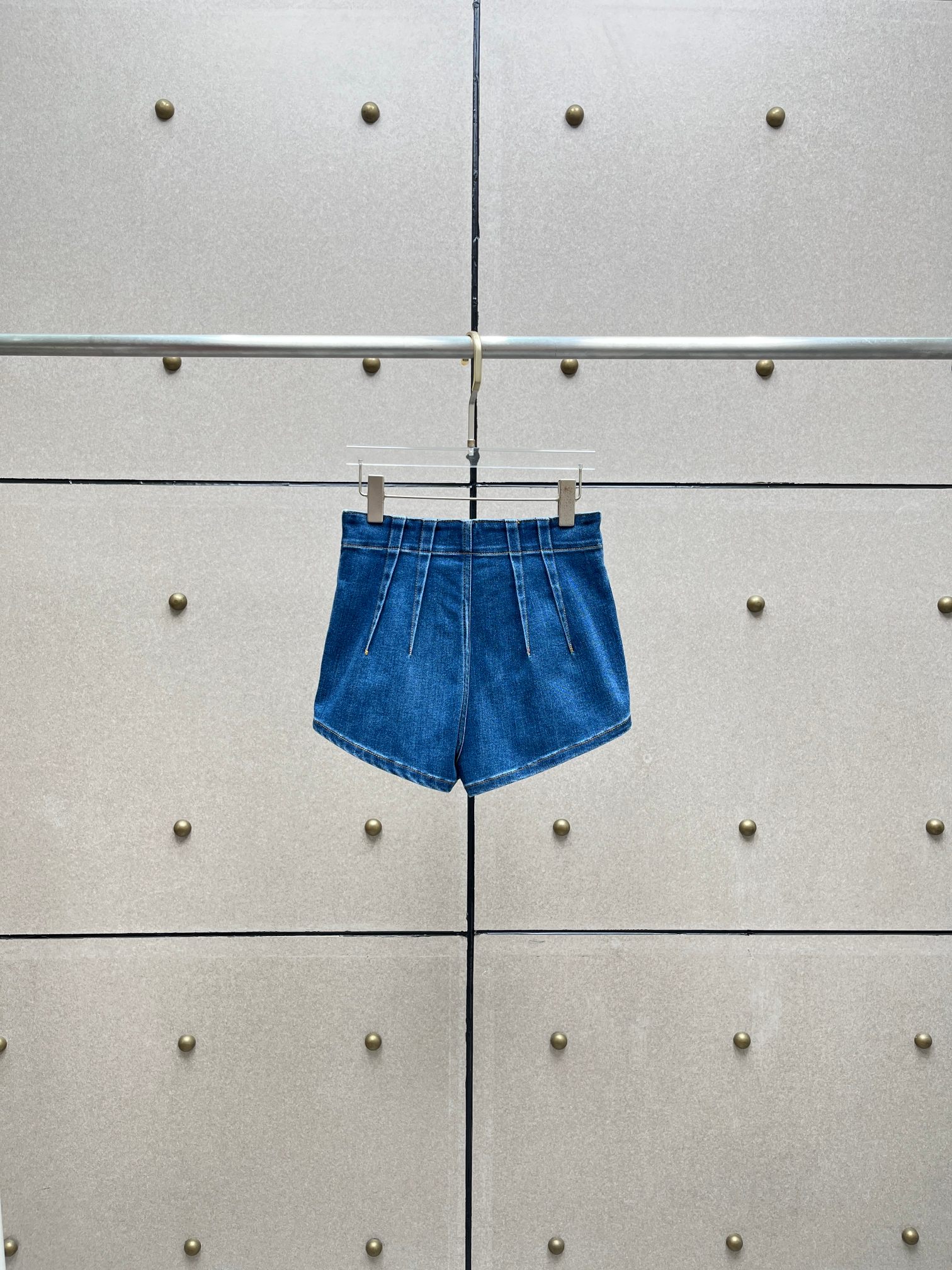 ❤️压褶牛仔短裤！棉 SML