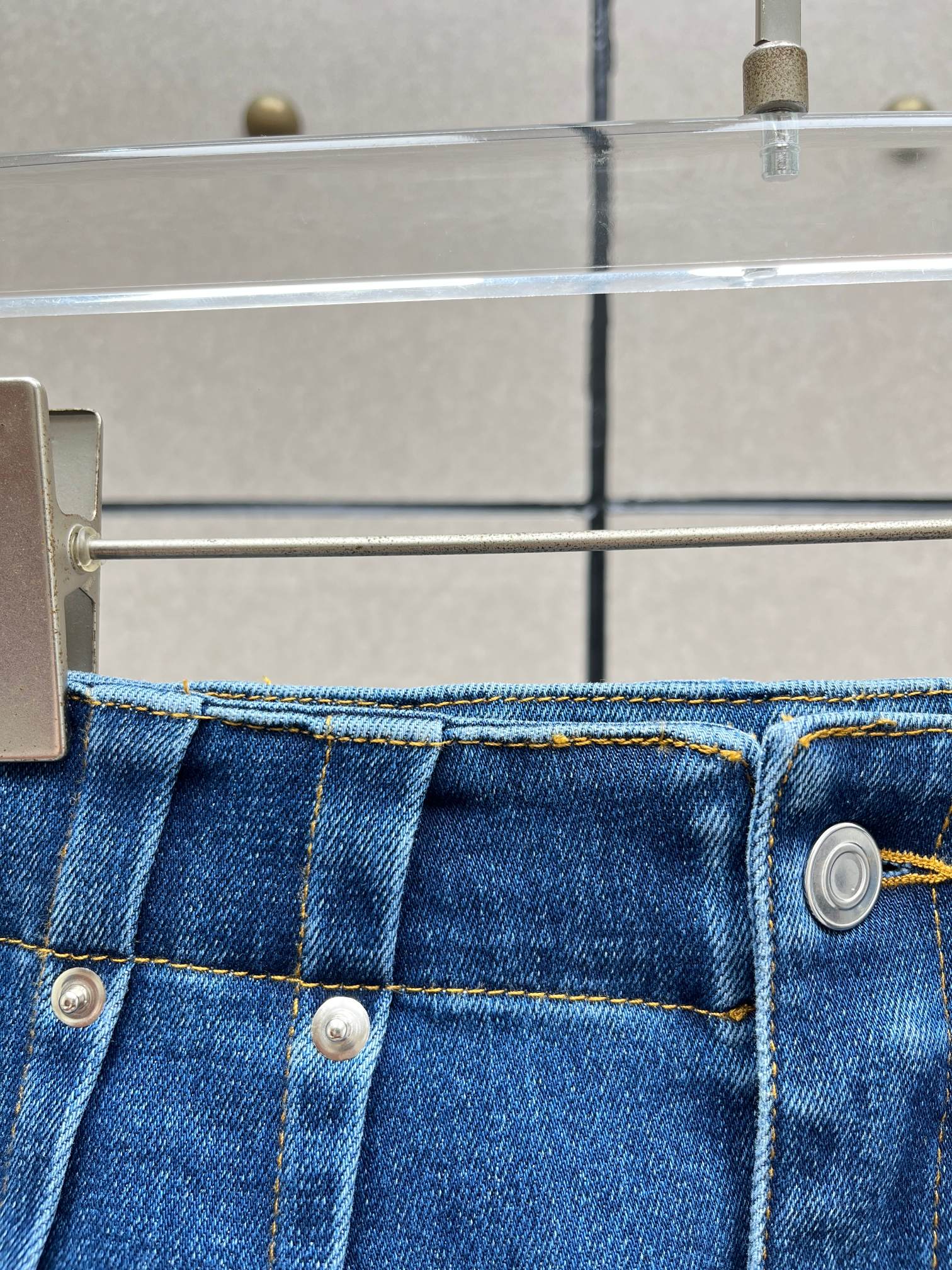 ❤️压褶牛仔短裤！棉 SML