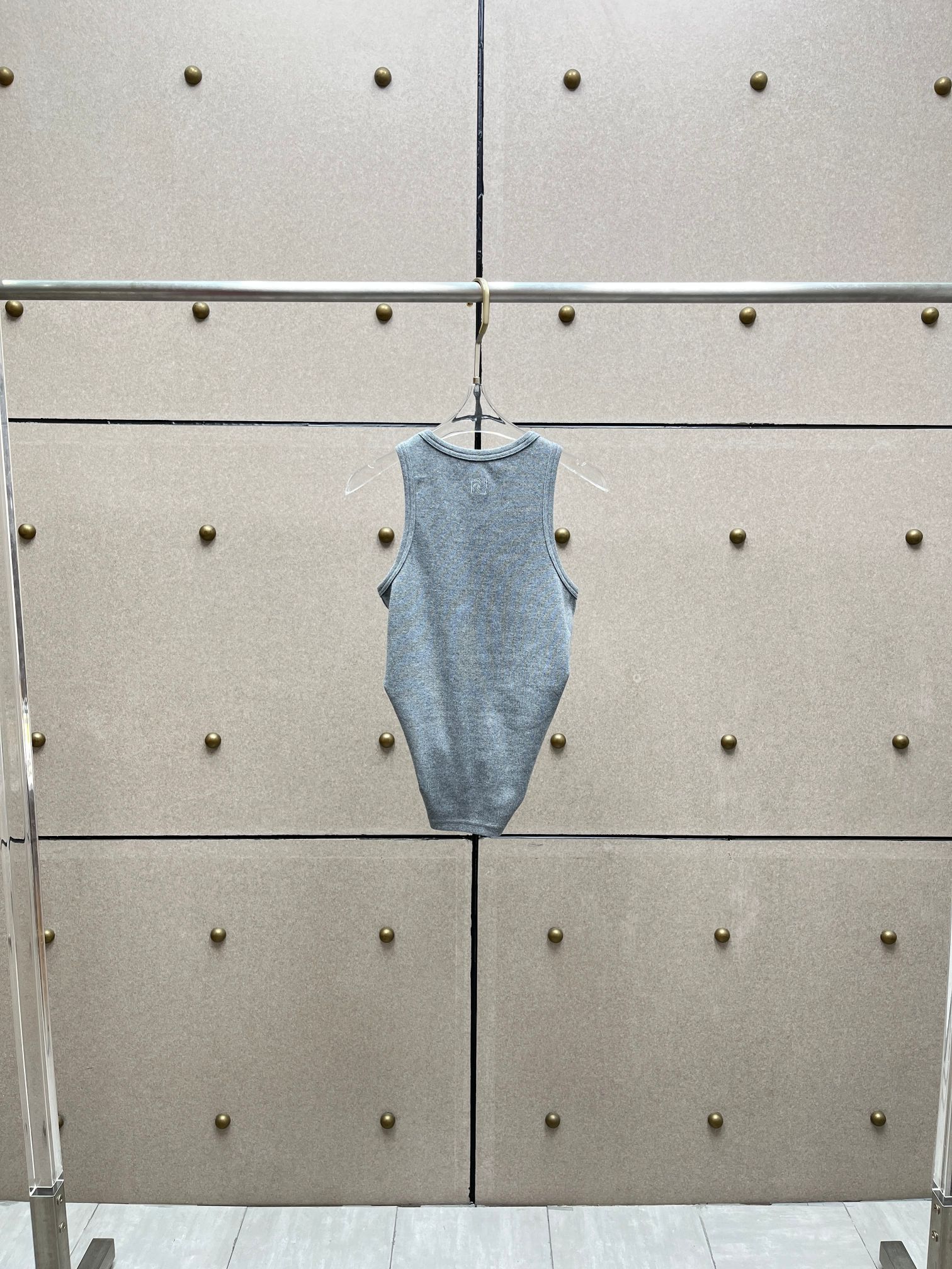 ♥️打结纽花螺纹背心！棉 SML