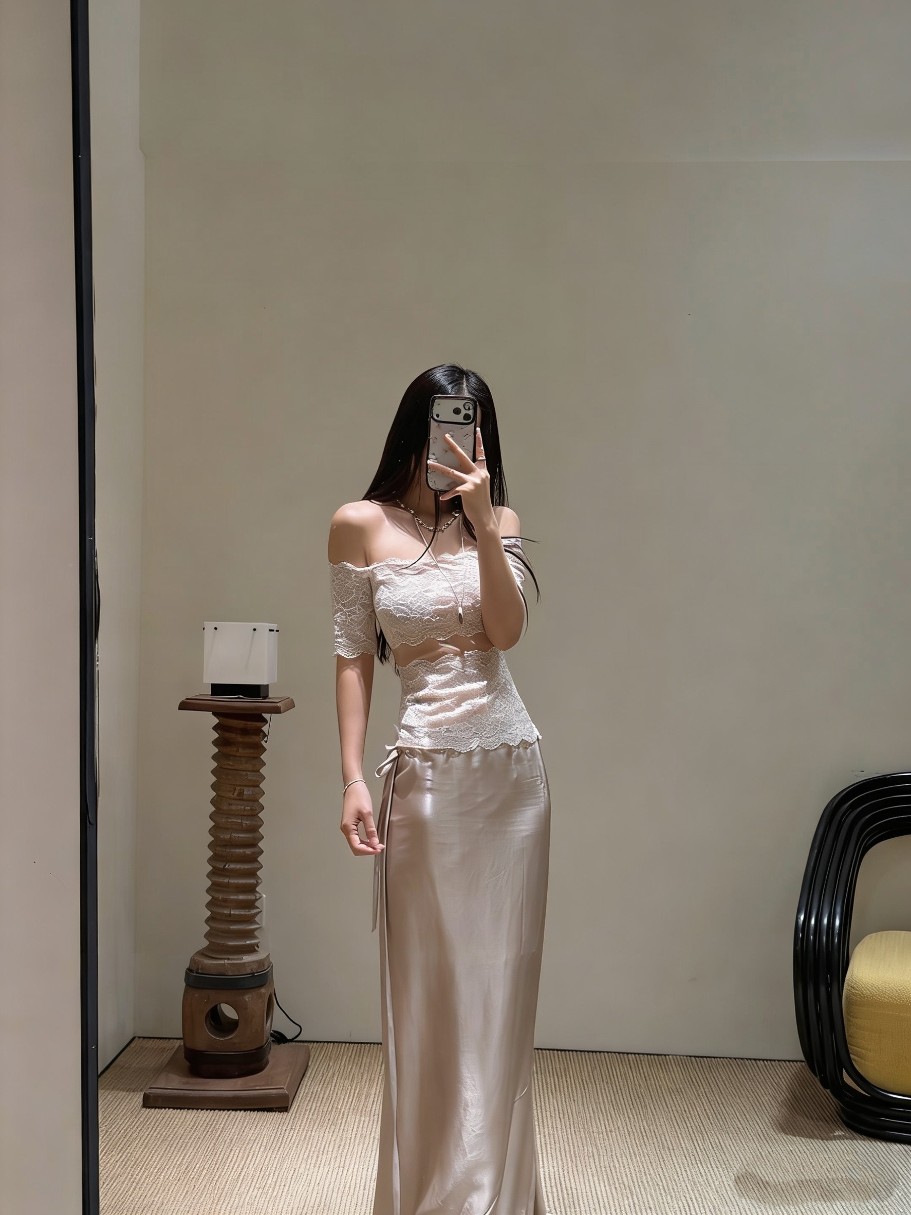 ❤️蕾丝花边拼接露肩短袖上衣！SML