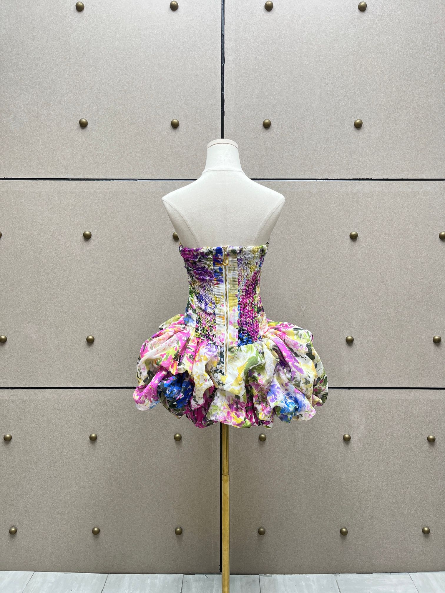 ❤️天丝亚麻混纺印花连衣裙！天丝亚麻 SML